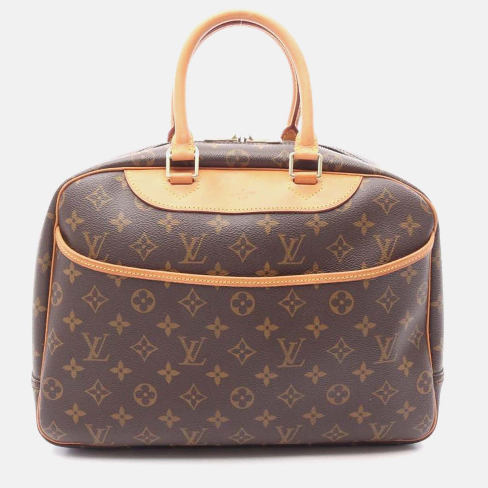 

Louis Vuitton Deauville Bowling Vanity Monogram, Brown