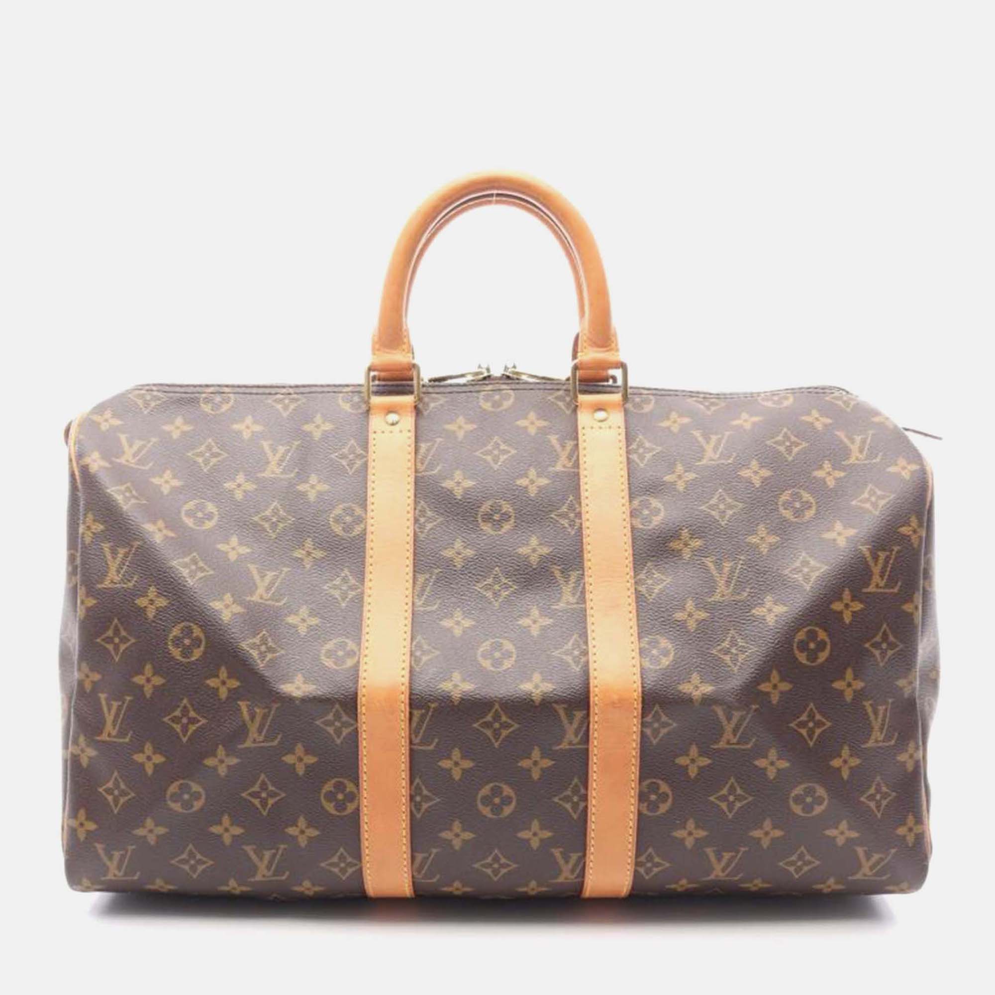 

Louis Vuitton Keepall45 Monogram, Brown