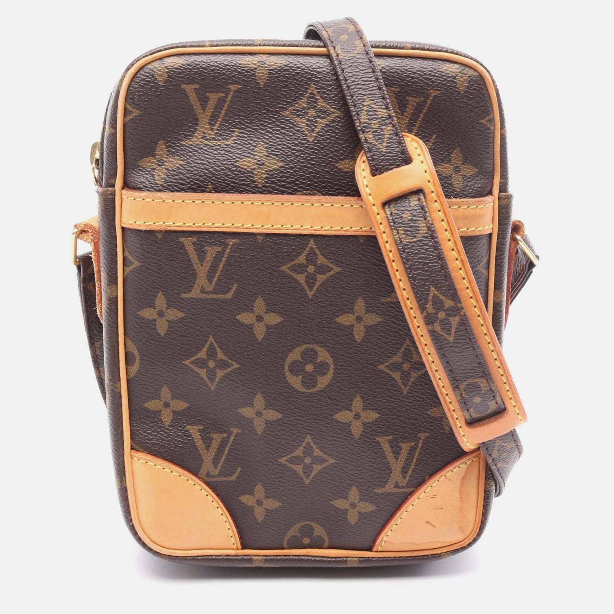 

Louis Vuitton Danube Shoulder Crossbody Bag M45266 Monogram Used Women Lv, Brown