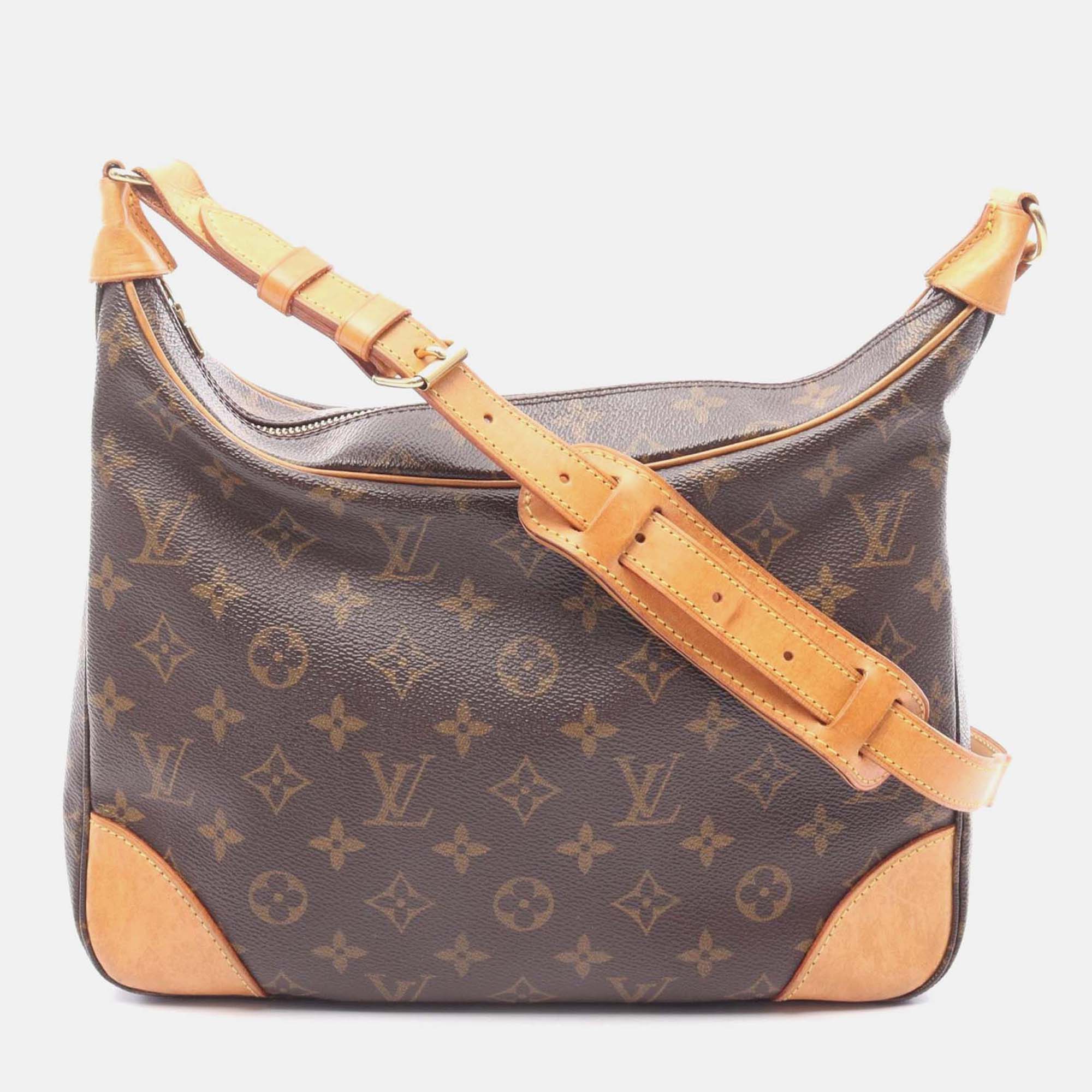 

Louis Vuitton Boulogne Pm Shoulder Bag M51265 Monogram Canvas Brown Used Women