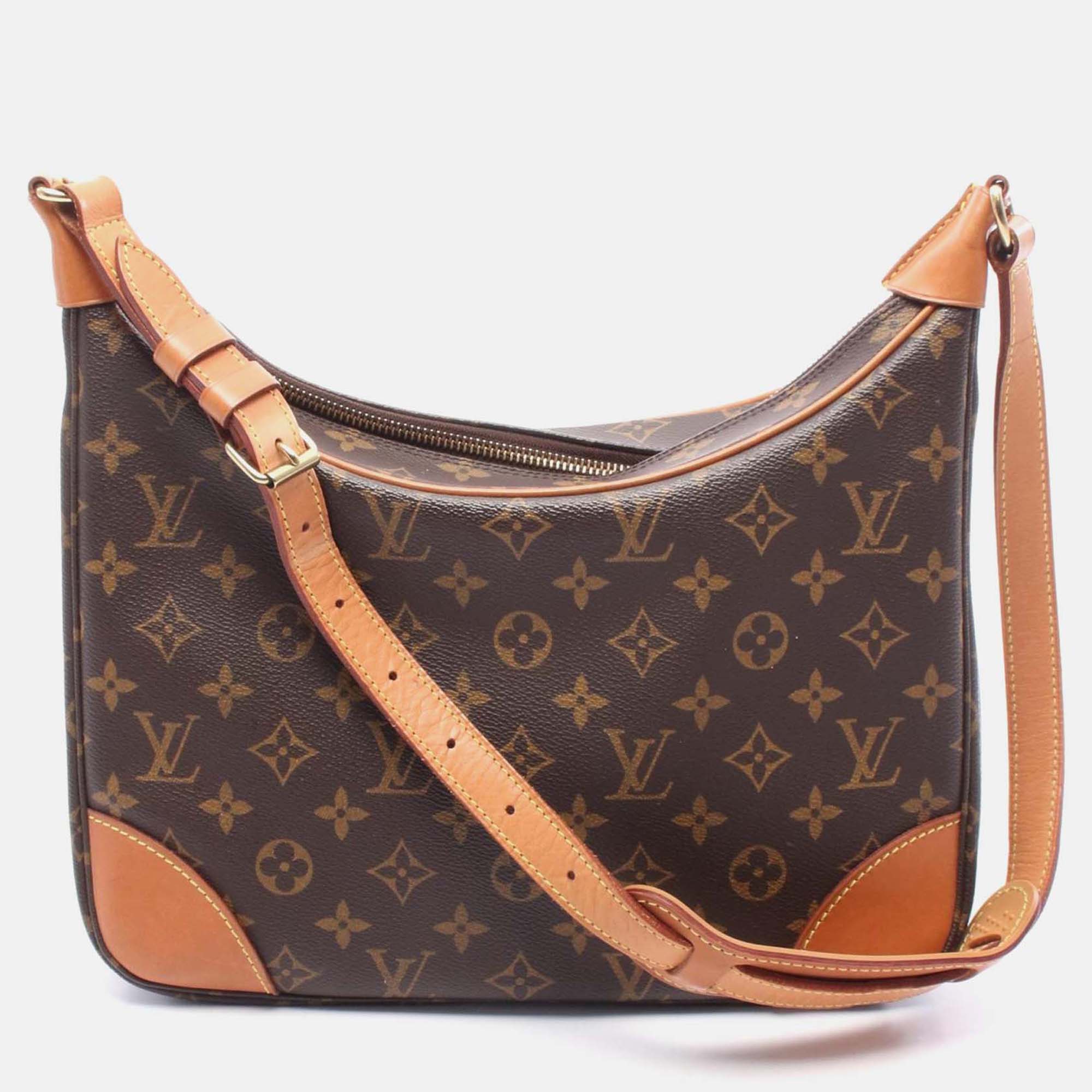

Louis Vuitton Boulogne Pm Shoulder Bag M51265 Monogram Canvas Brown Used Women