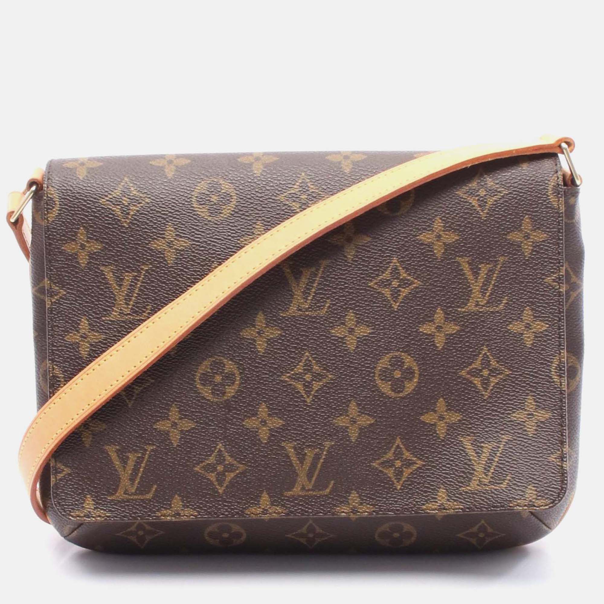 

Louis Vuitton Musette Tango Short Shoulder Bag M51257 Monogram Used Lv Women, Brown
