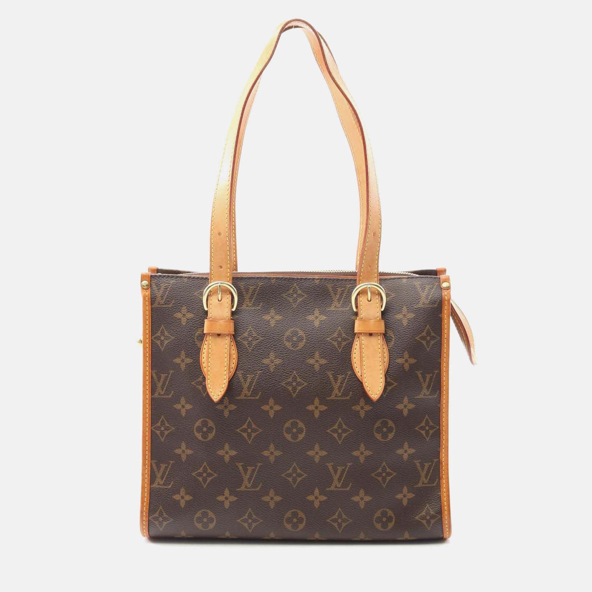 

Louis Vuitton Popincourt Haut Shoulder Tote Bag M40007 Monogram Canvas Used Lv, Brown