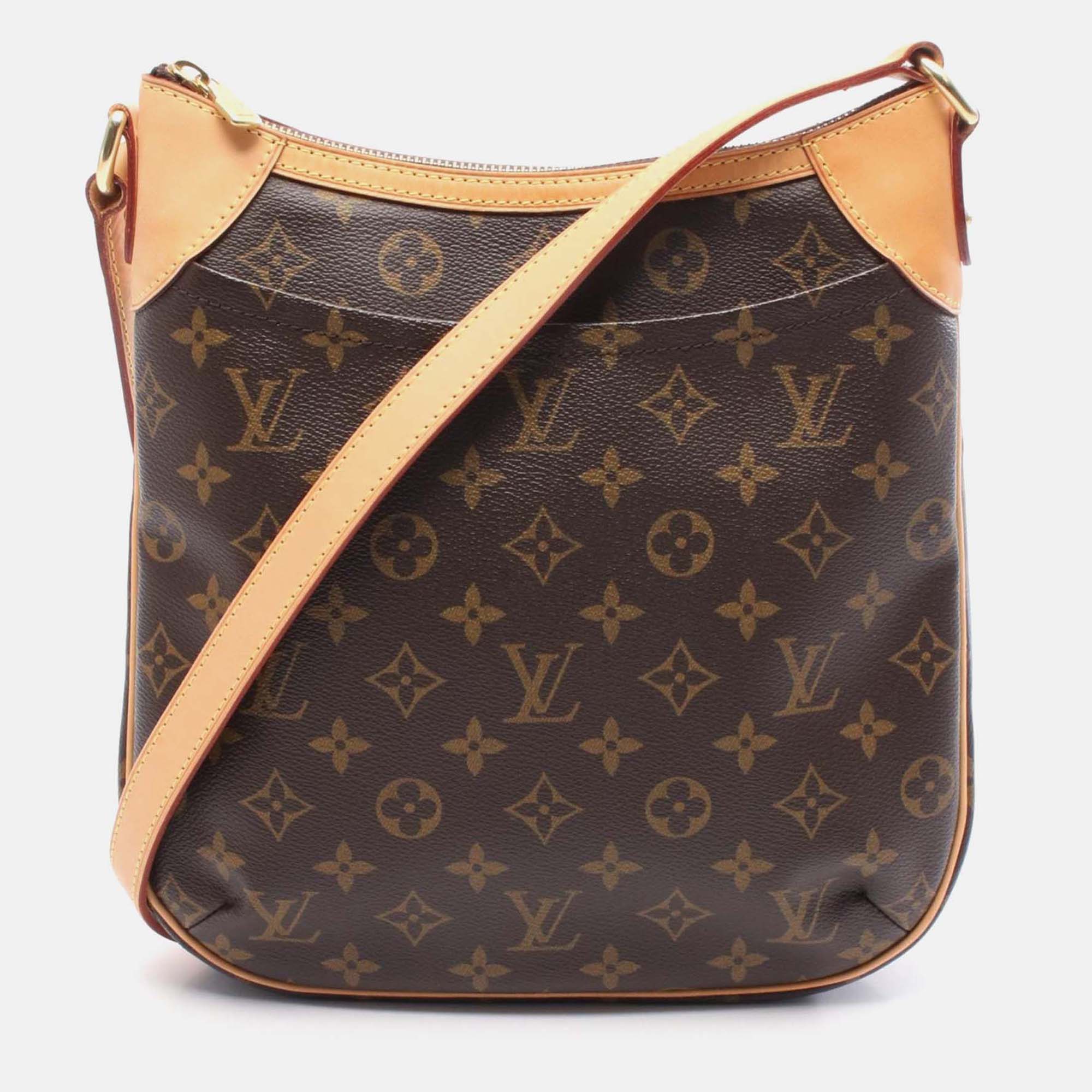 

Louis Vuitton Odeon Pm Crossbody Shoulder Bag M56390 Monogram Used Lv Women, Brown