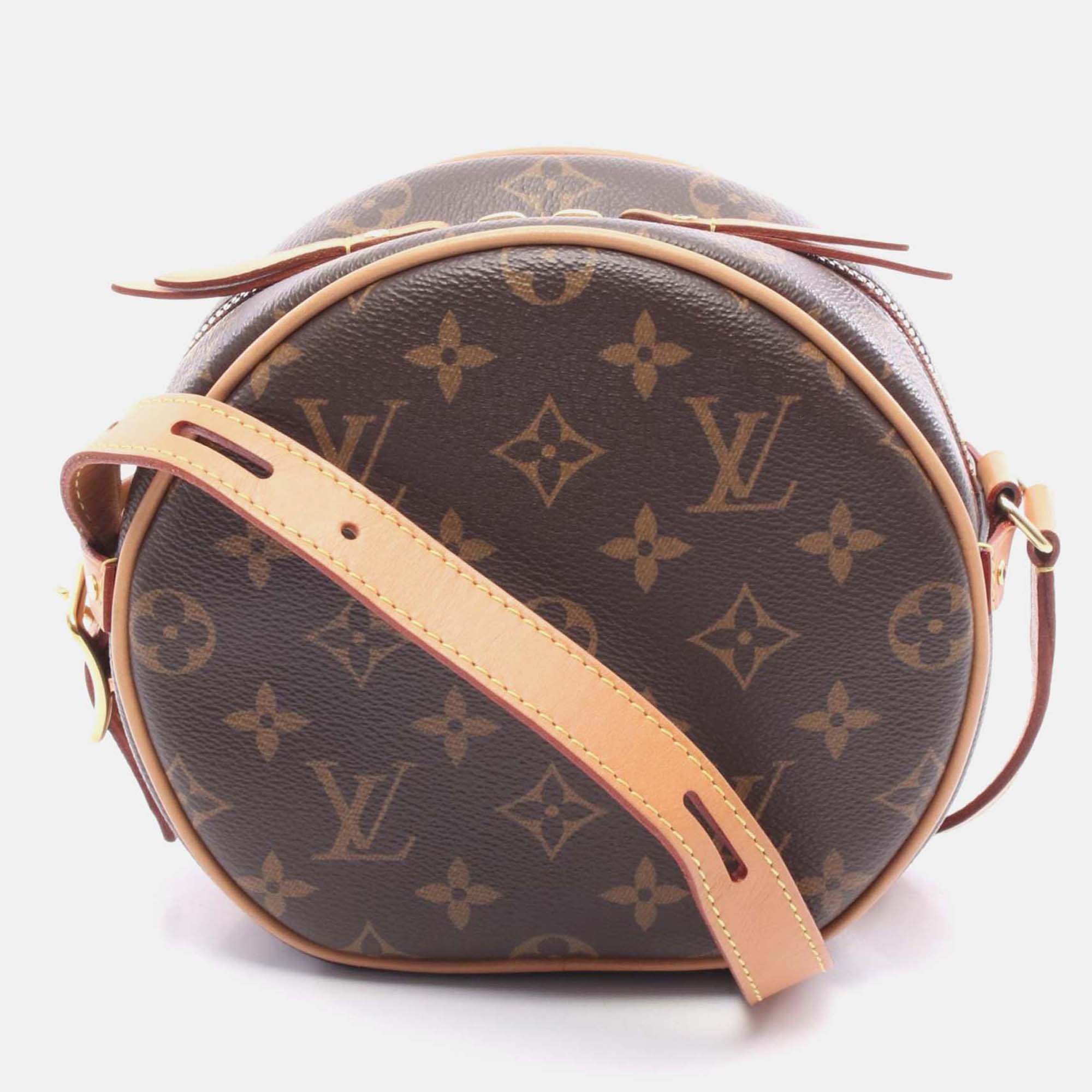 

Louis Vuitton Boite Chapeau Souple Pm Shoulder Bag M45149 Monogram Canvas Used, Brown