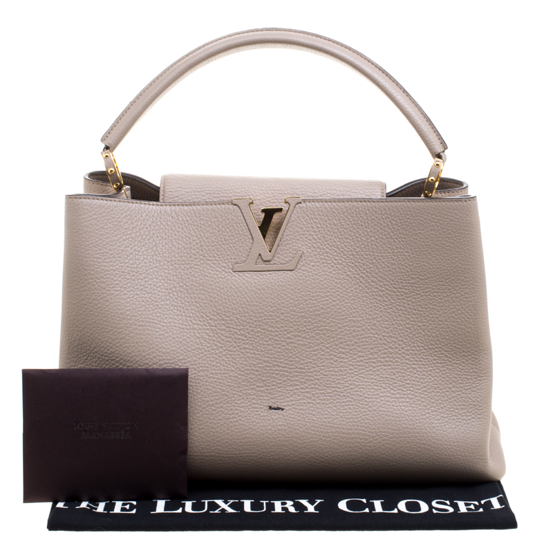 Leather Handbag Louis Vuitton Beige In Leather