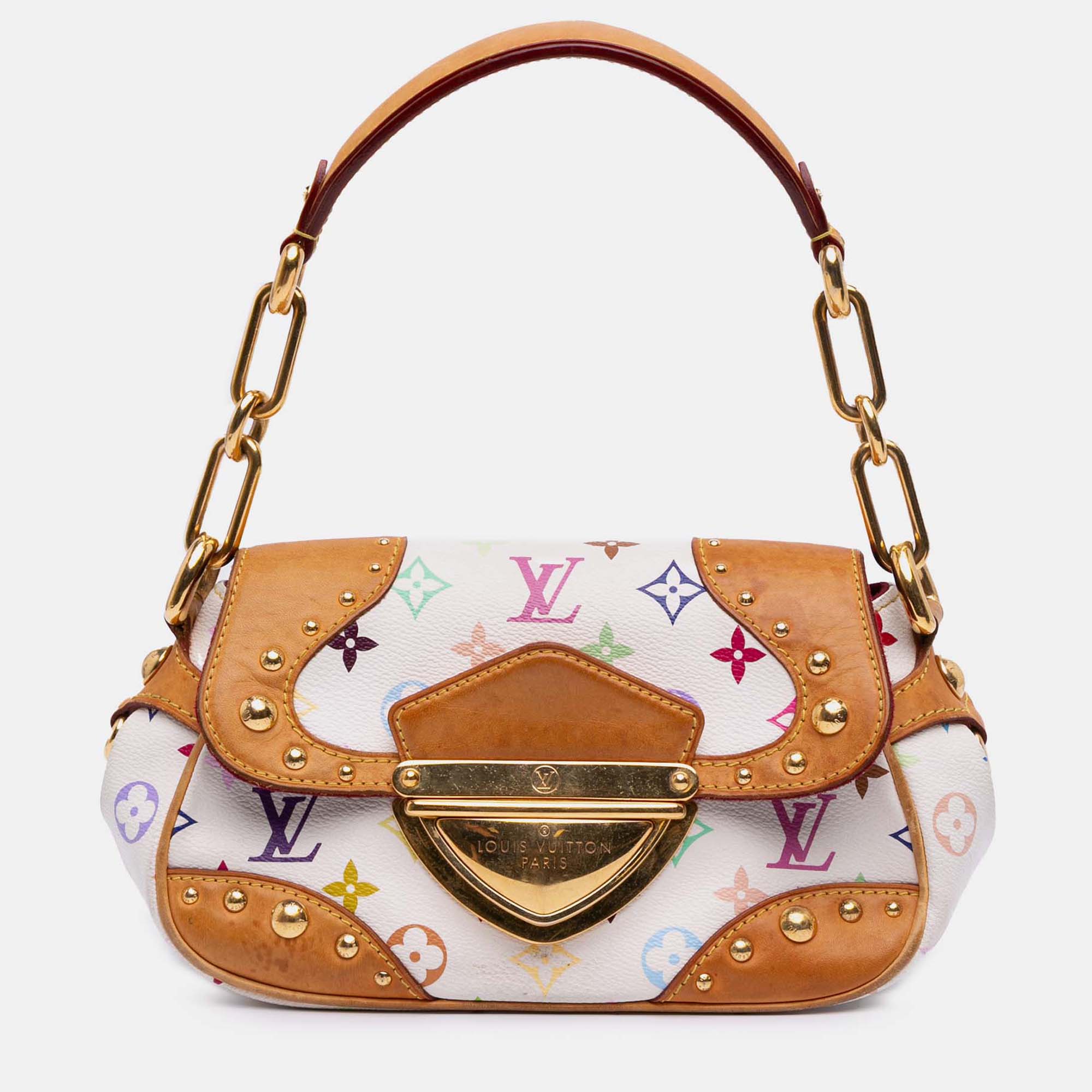 

Louis Vuitton White Monogram Multicolore Marilyn