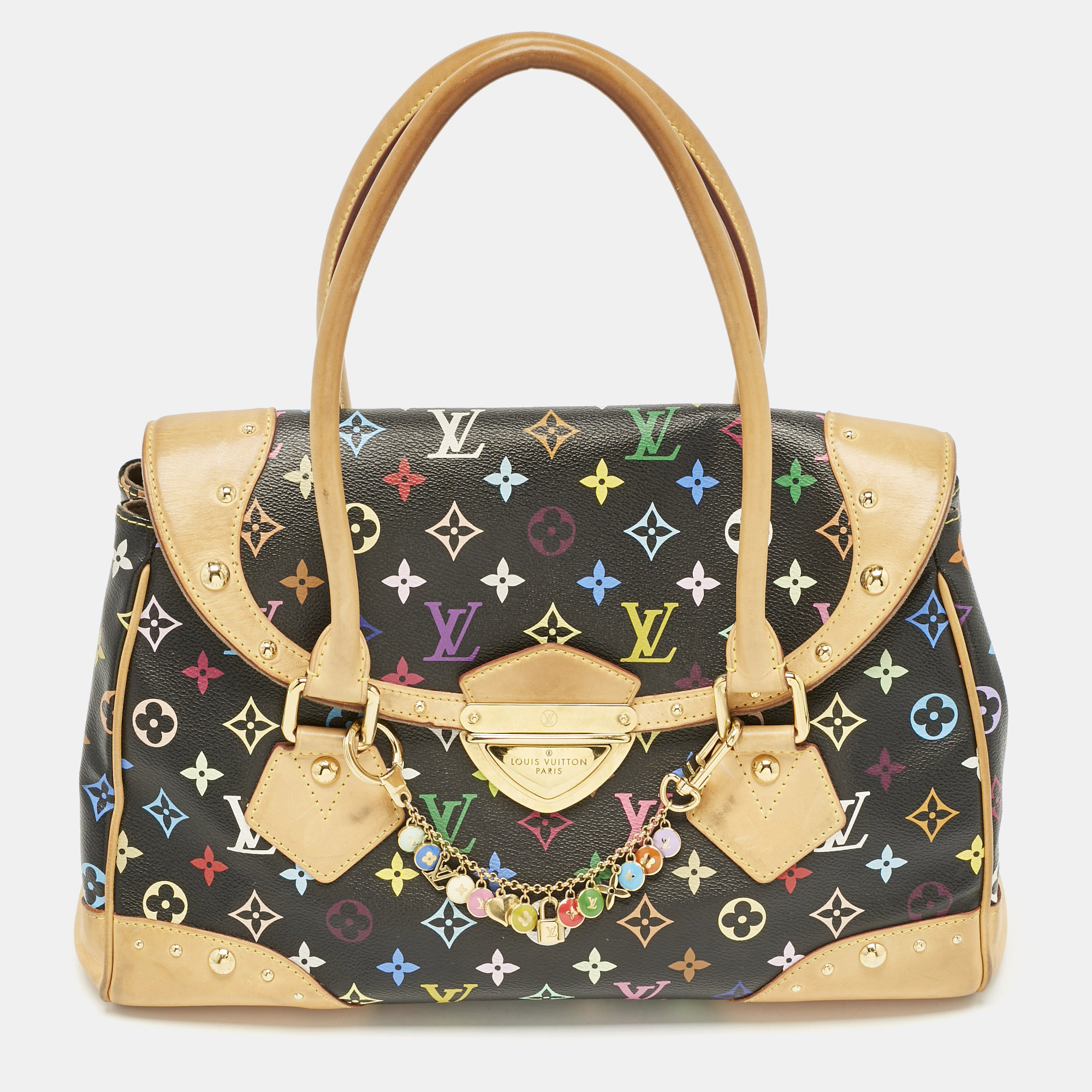 

Louis Vuitton Black Multicolor Monogram Canvas Beverly GM Bag