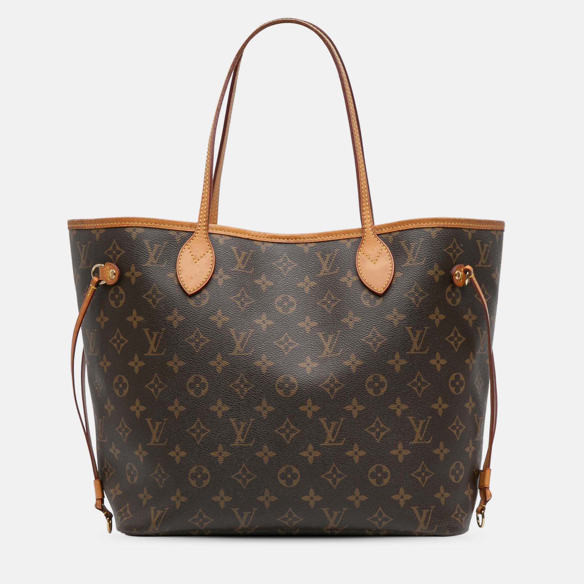 

Louis Vuitton Brown Monogram Neverfull MM