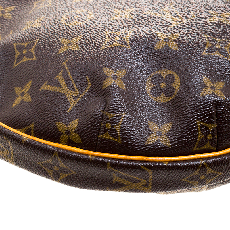Louis Vuitton Croissant Handbag Monogram Canvas MM Brown 22176388
