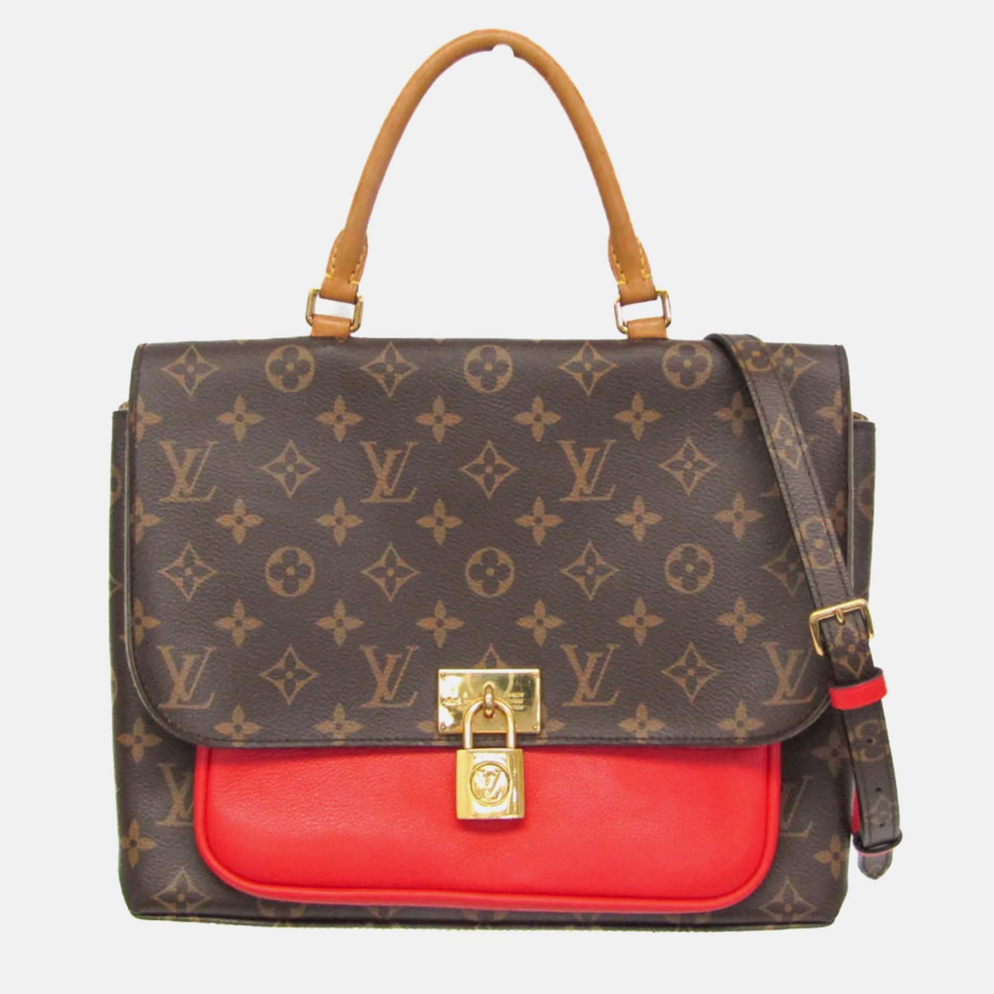 

Louis Vuitton Brown Monogram Marignan Coquelicots Shoulder Bag