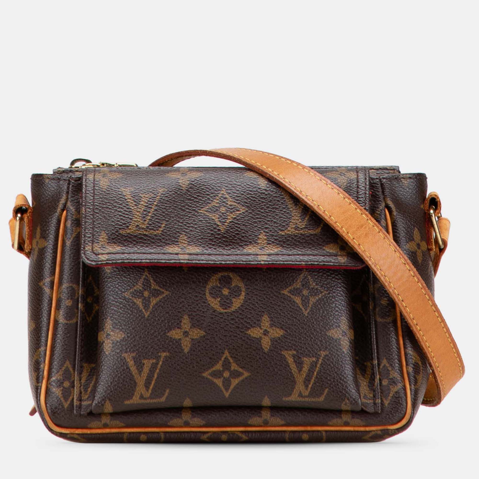 

Louis Vuitton Brown Monogram Viva Cite PM