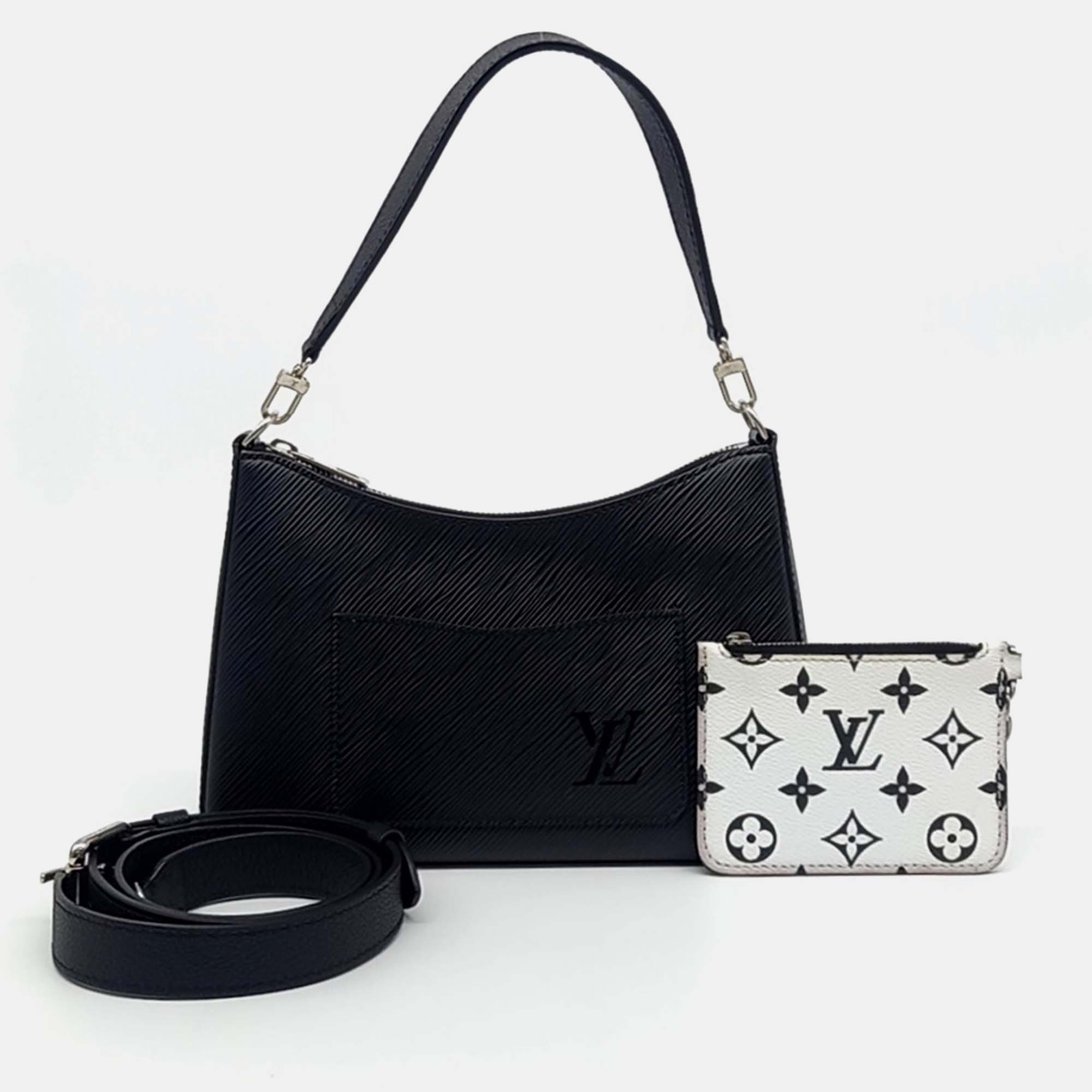 

Louis Vuitton Black Epi Leather Epi Marel