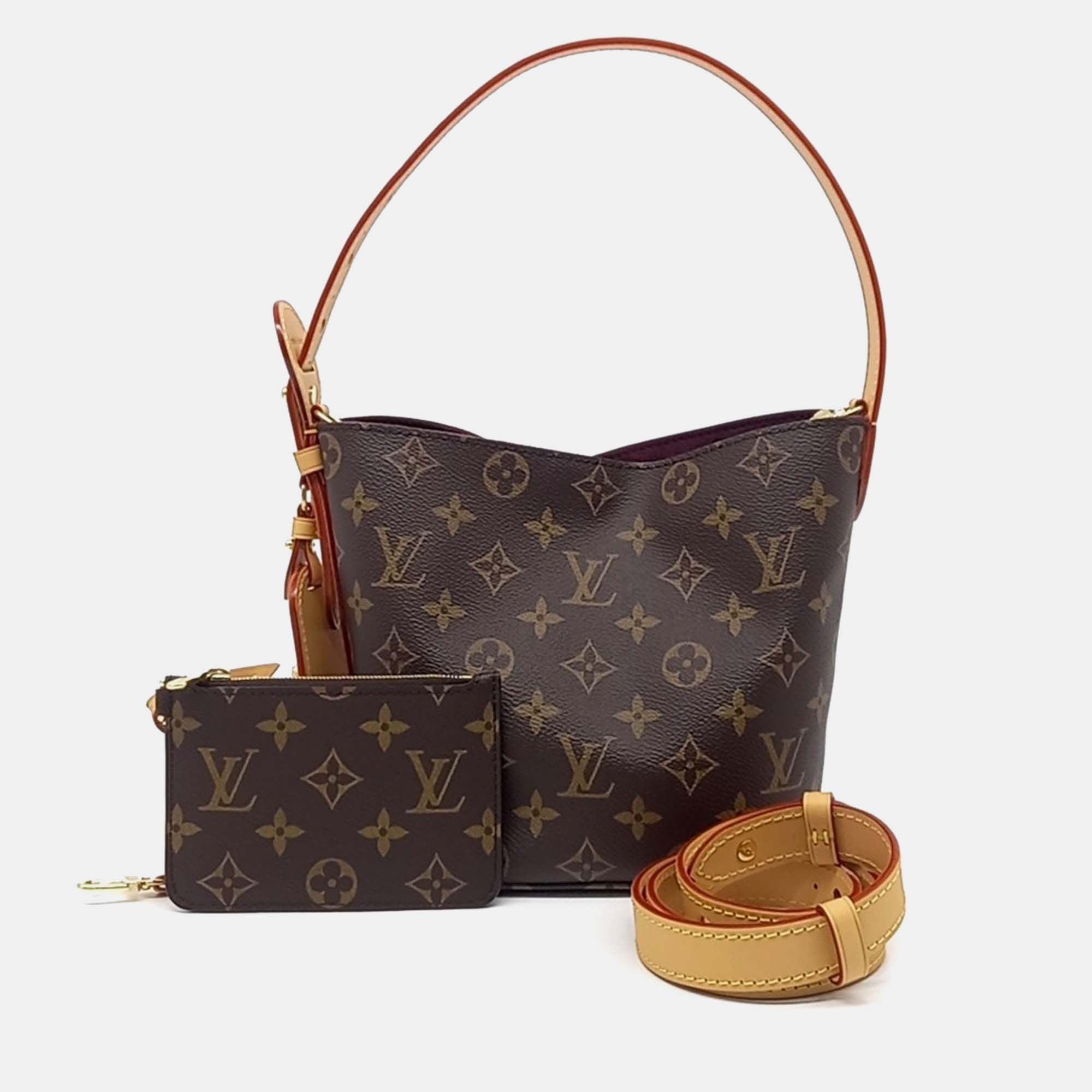 

Louis Vuitton Brown Coated Canvas Monogram All-in-One BB