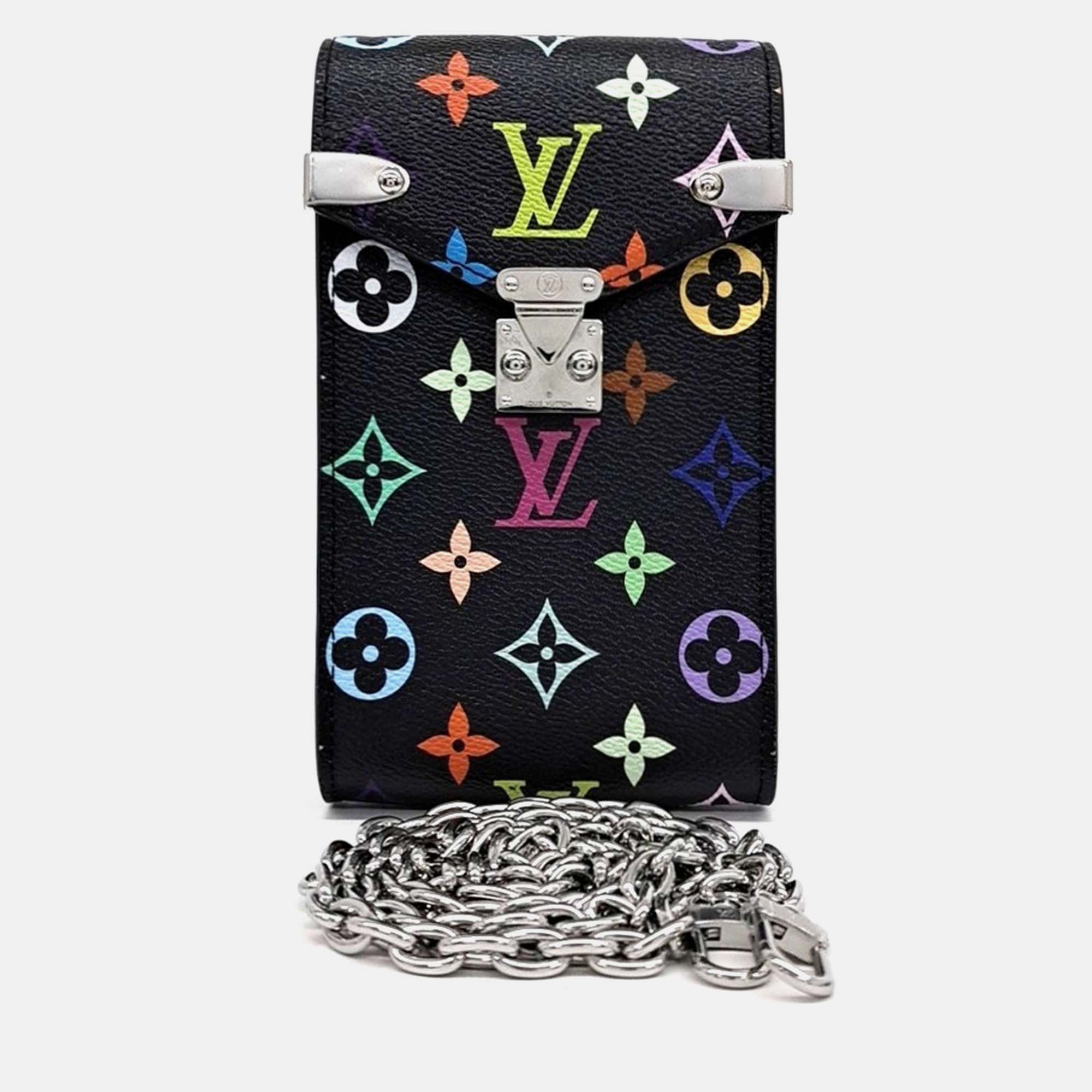 

Louis Vuitton Black PVC X Murakami Phone Pouch Crossbody Bag