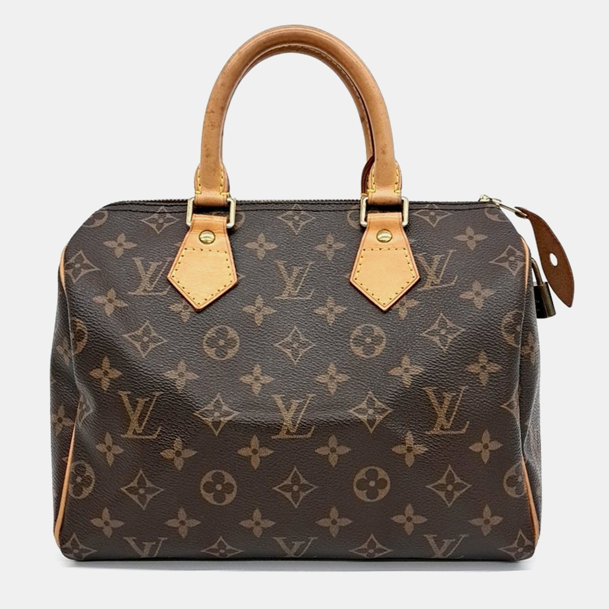 

Louis Vuitton Brown Coated Canvas and Leather Monogram Speedy 25