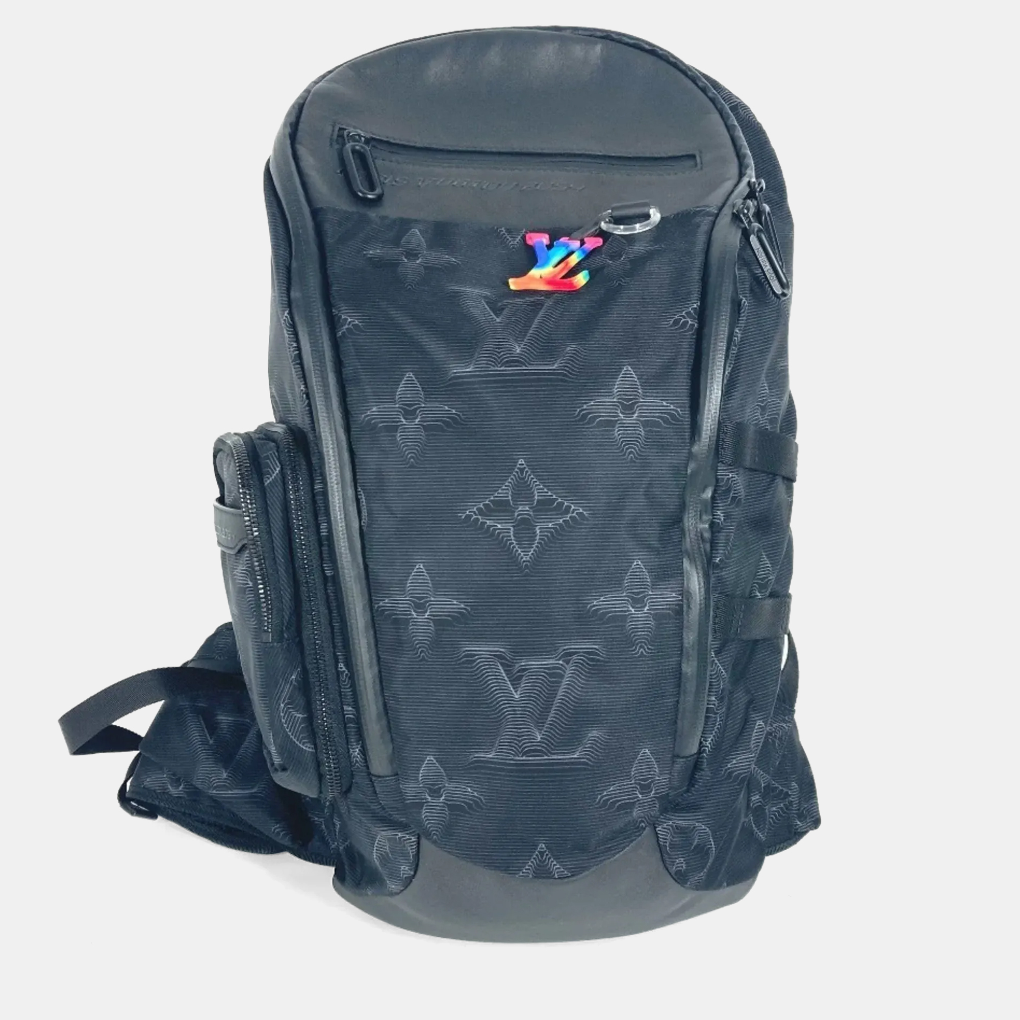 

Louis Vuitton 3D Monogram Mountain Backpack Leather Nylon Black