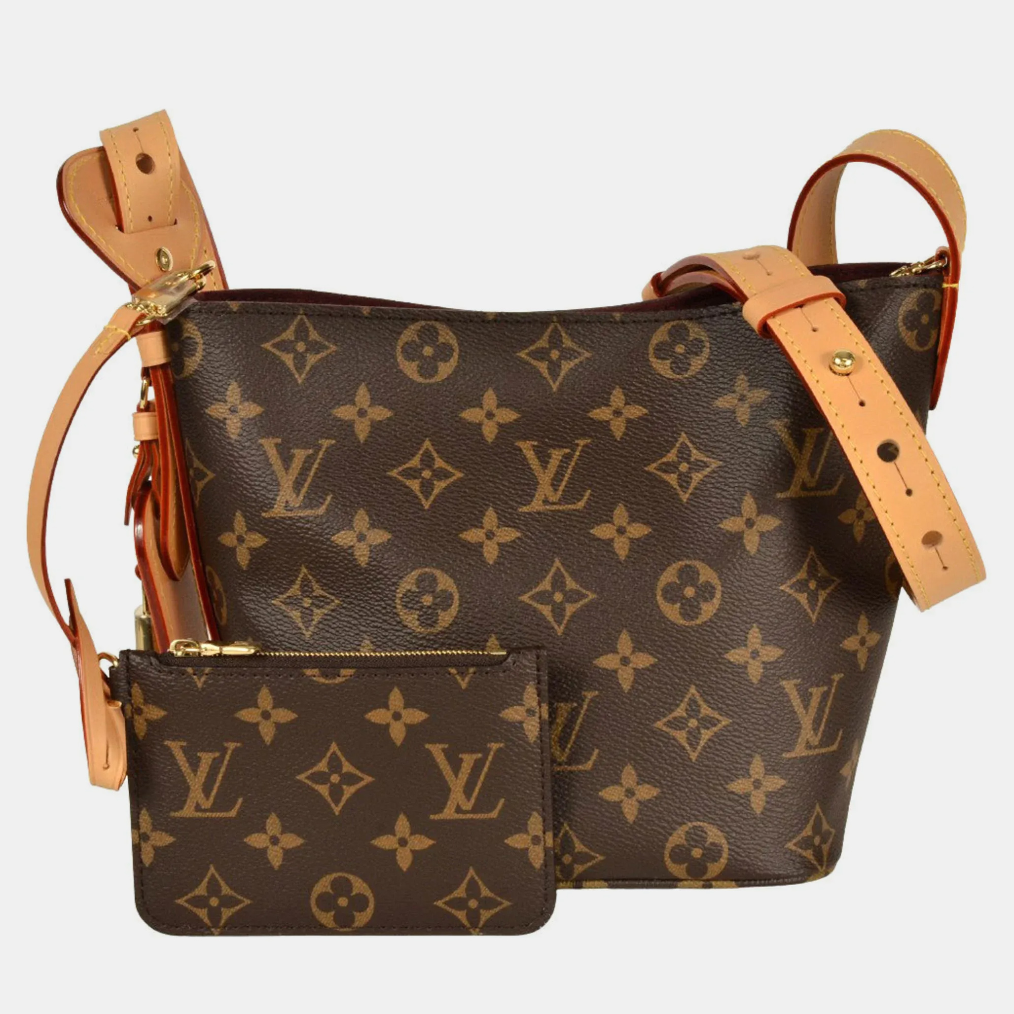

Louis Vuitton All-In BB Brown Monogram Canvas Shoulder Bag