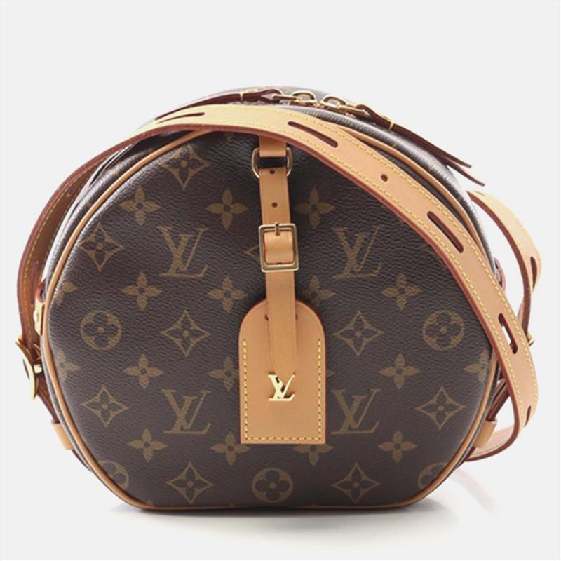 

Louis Vuitton Boite Chapeau Souple MM Shoulder Bag Coated Canvas And Leather Monogram Brown
