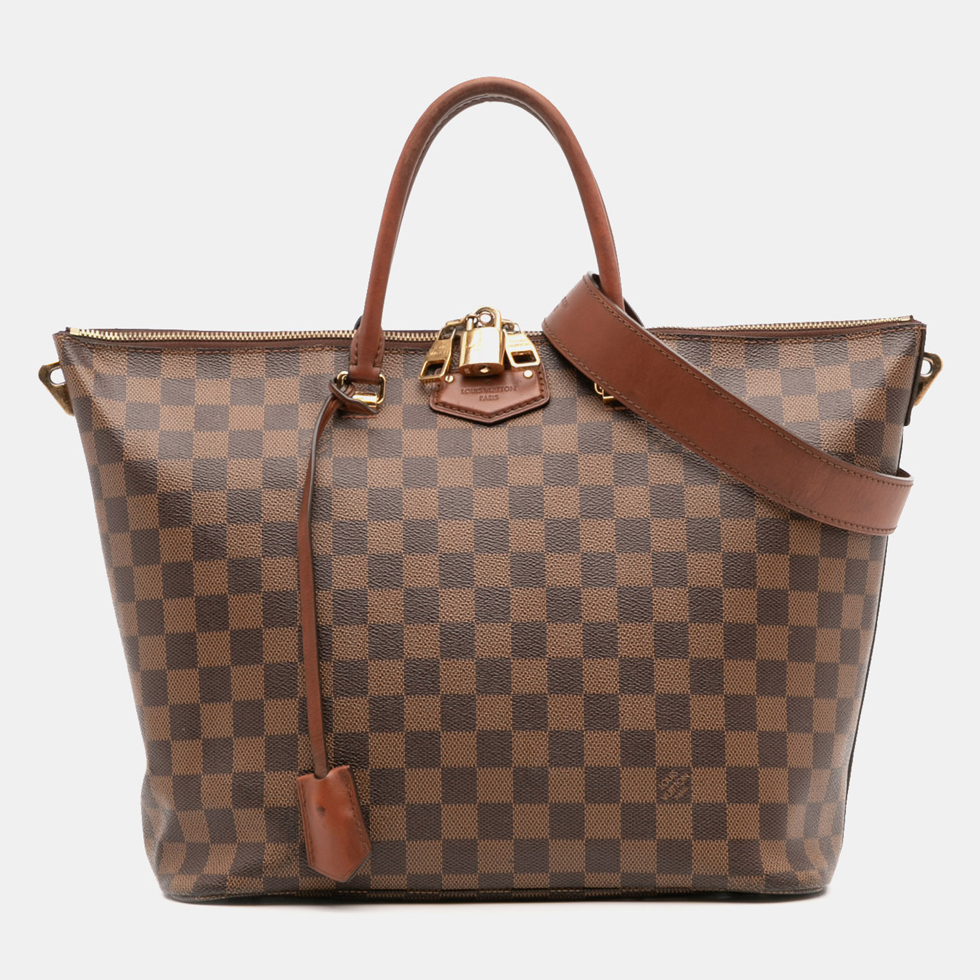 

Louis Vuitton Brown Damier Ebene Belmont MM