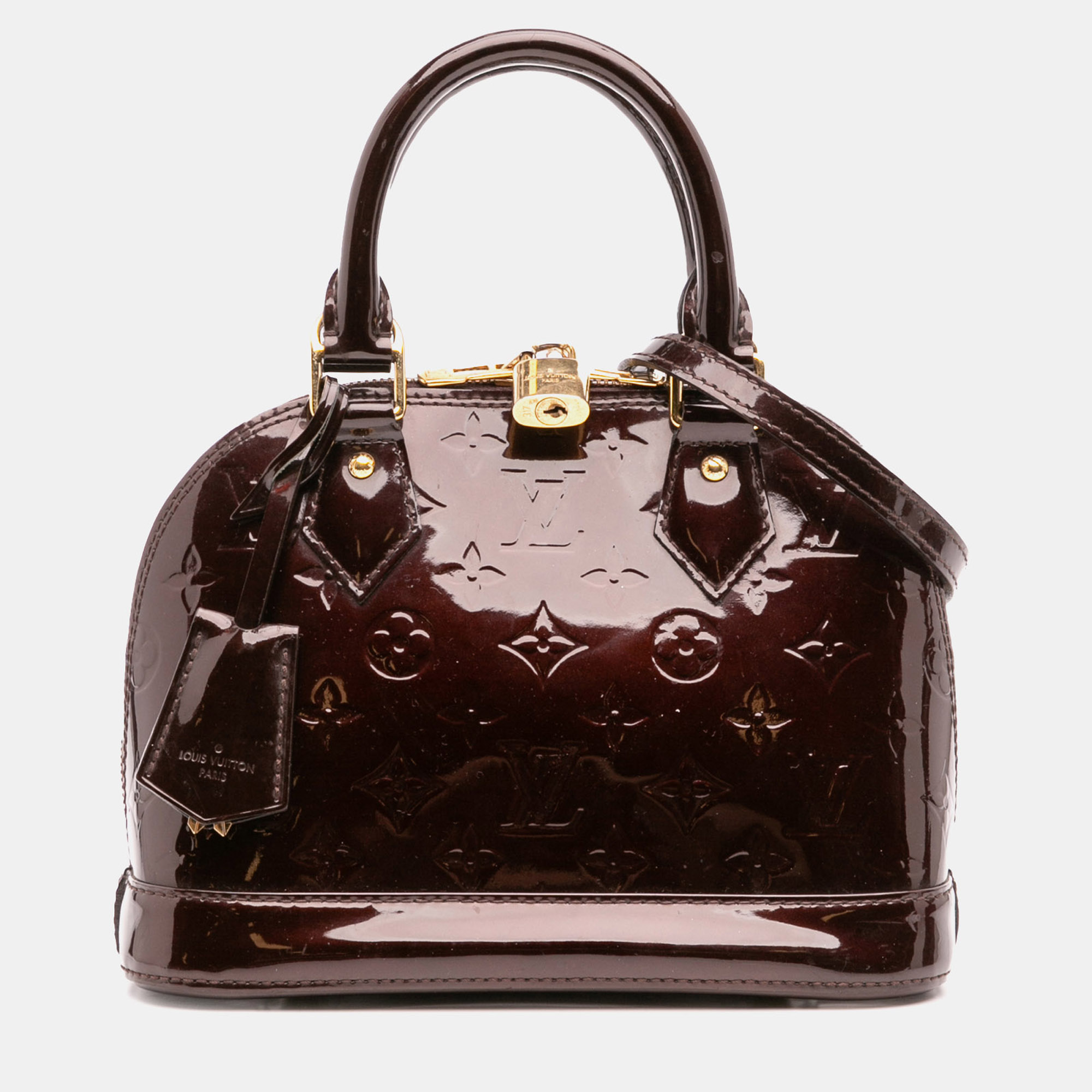 

Louis Vuitton Purple Monogram Vernis Alma BB