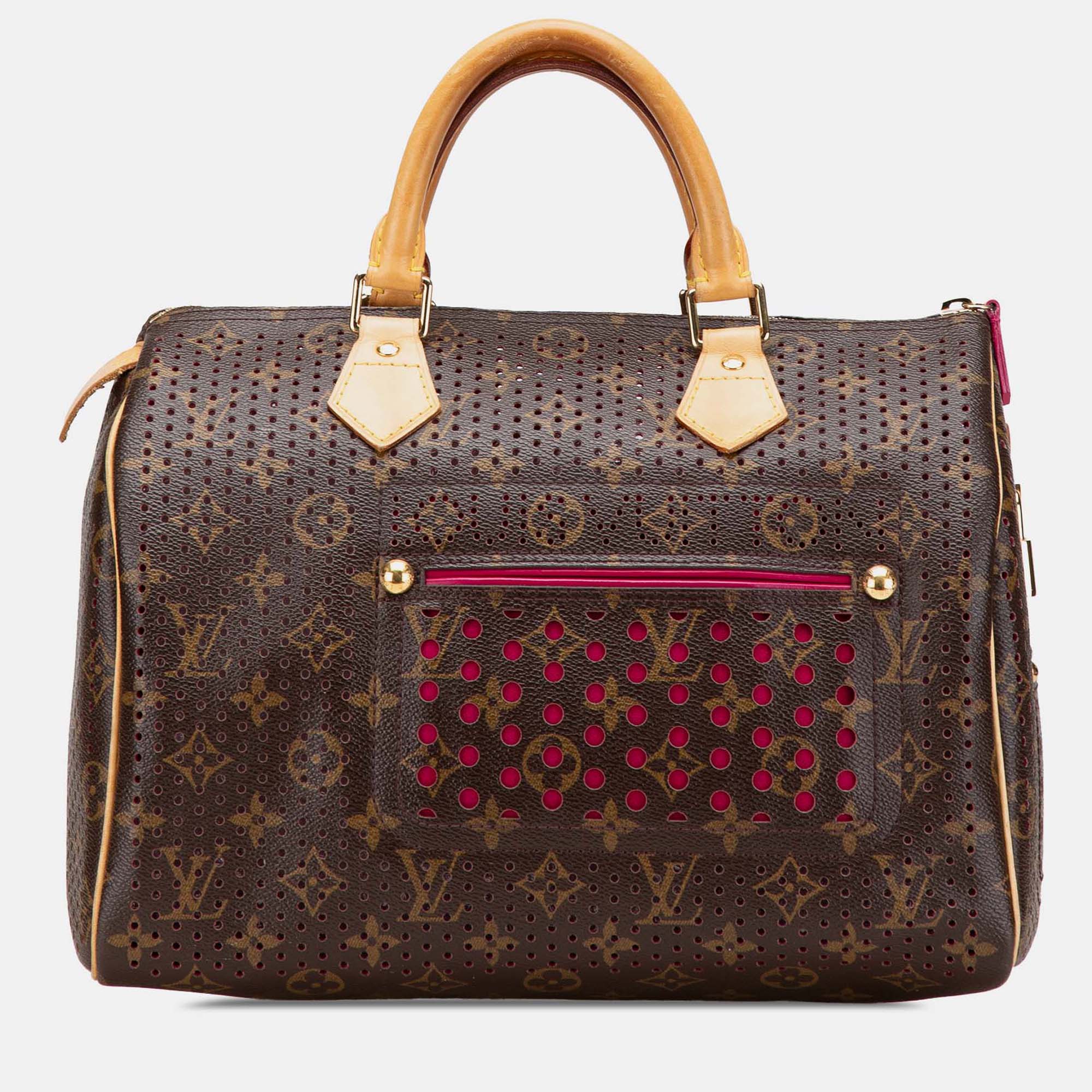 

Louis Vuitton Brown Monogram Perforated Speedy 30