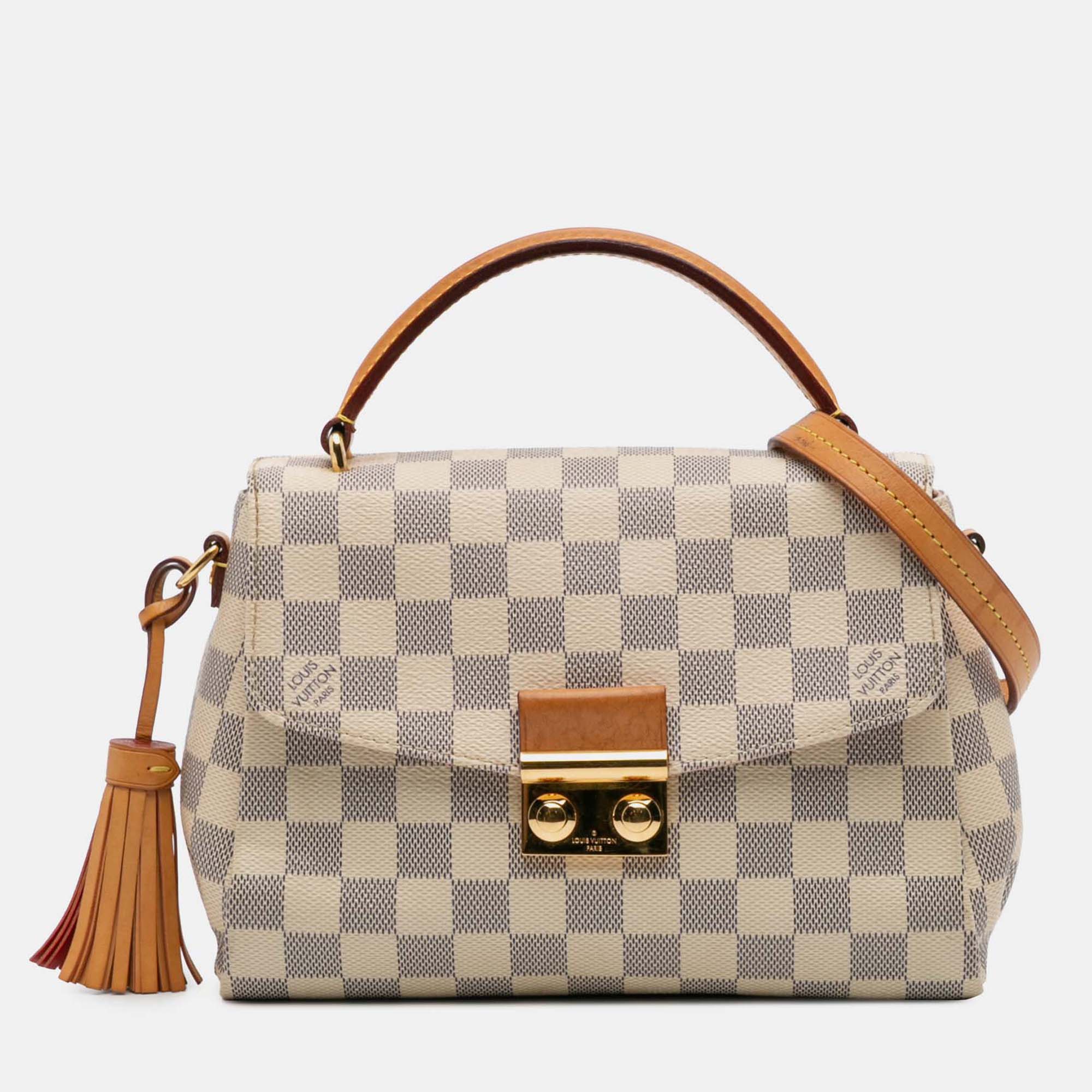 

Louis Vuitton White Damier Azur Croisette