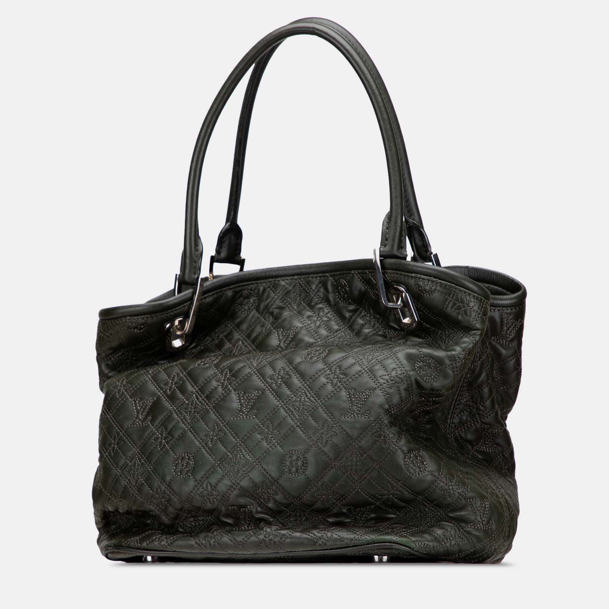 

Louis Vuitton Green Monogram Lambskin Antheia Lilia PM