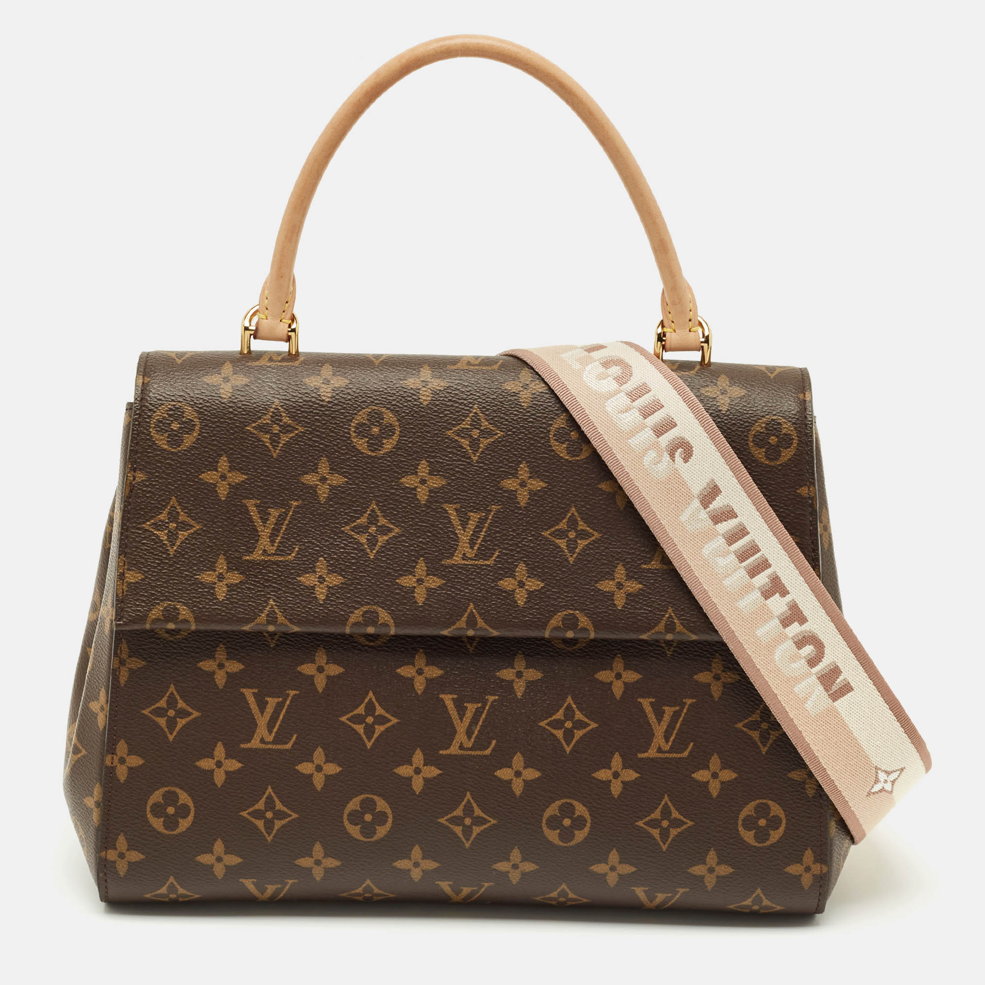 

Louis Vuitton Monogram Canvas Cluny MM Bag, Brown