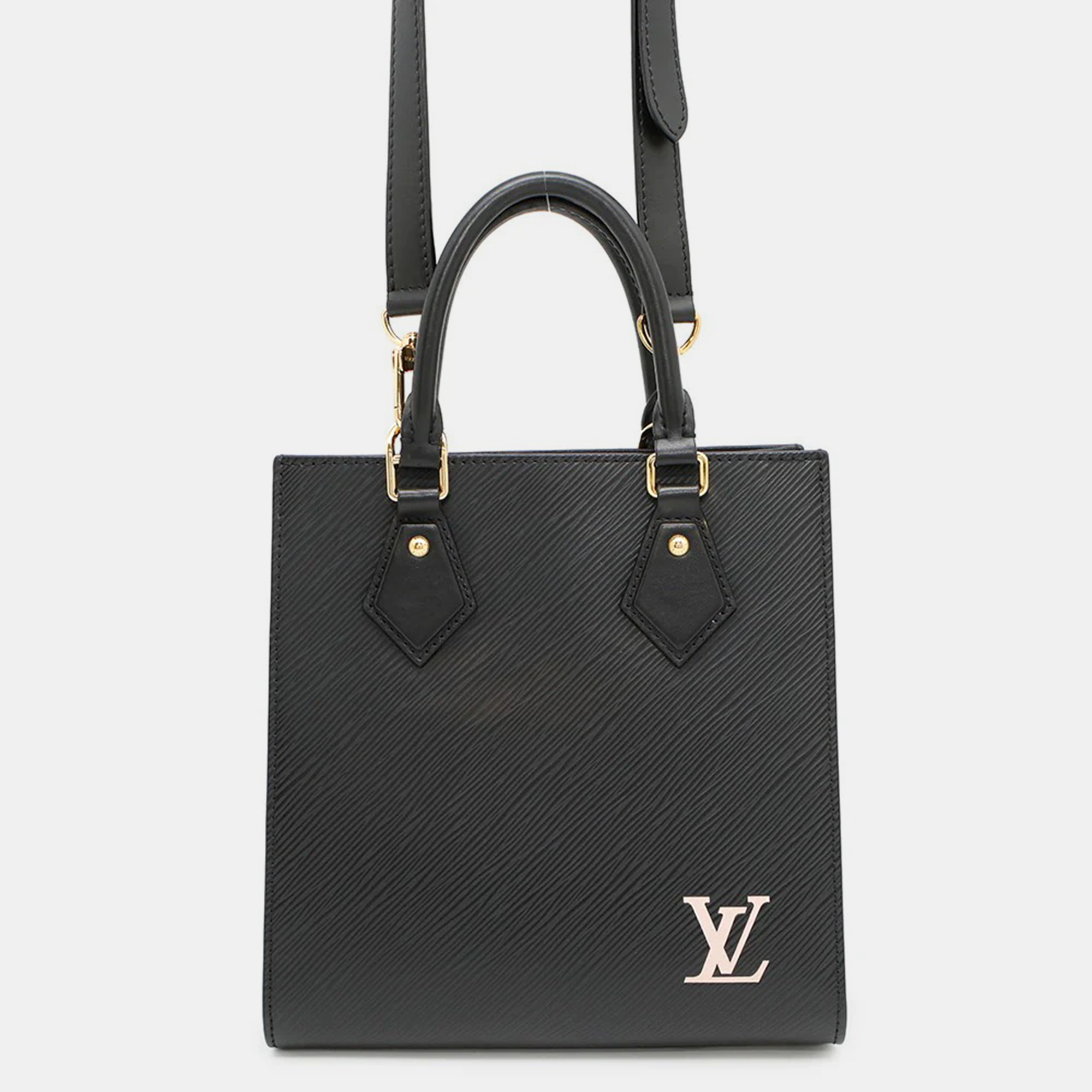 

Louis Vuitton Sac Plat BB Noir Epi Leather Handbag, Black