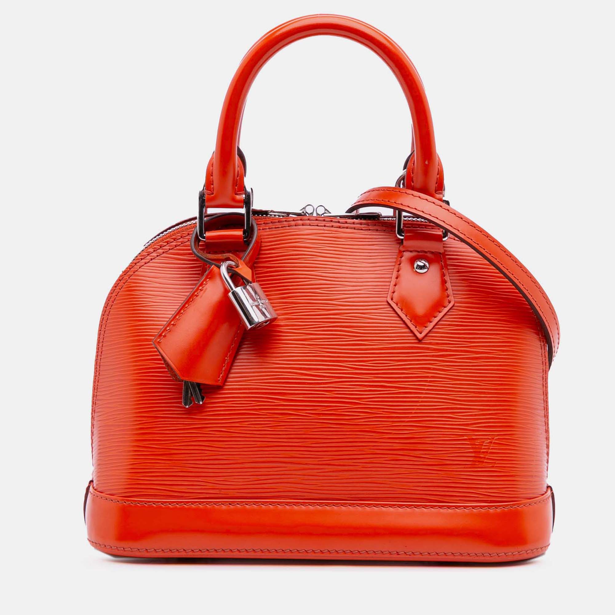 

Louis Vuitton Orange Epi Alma BB