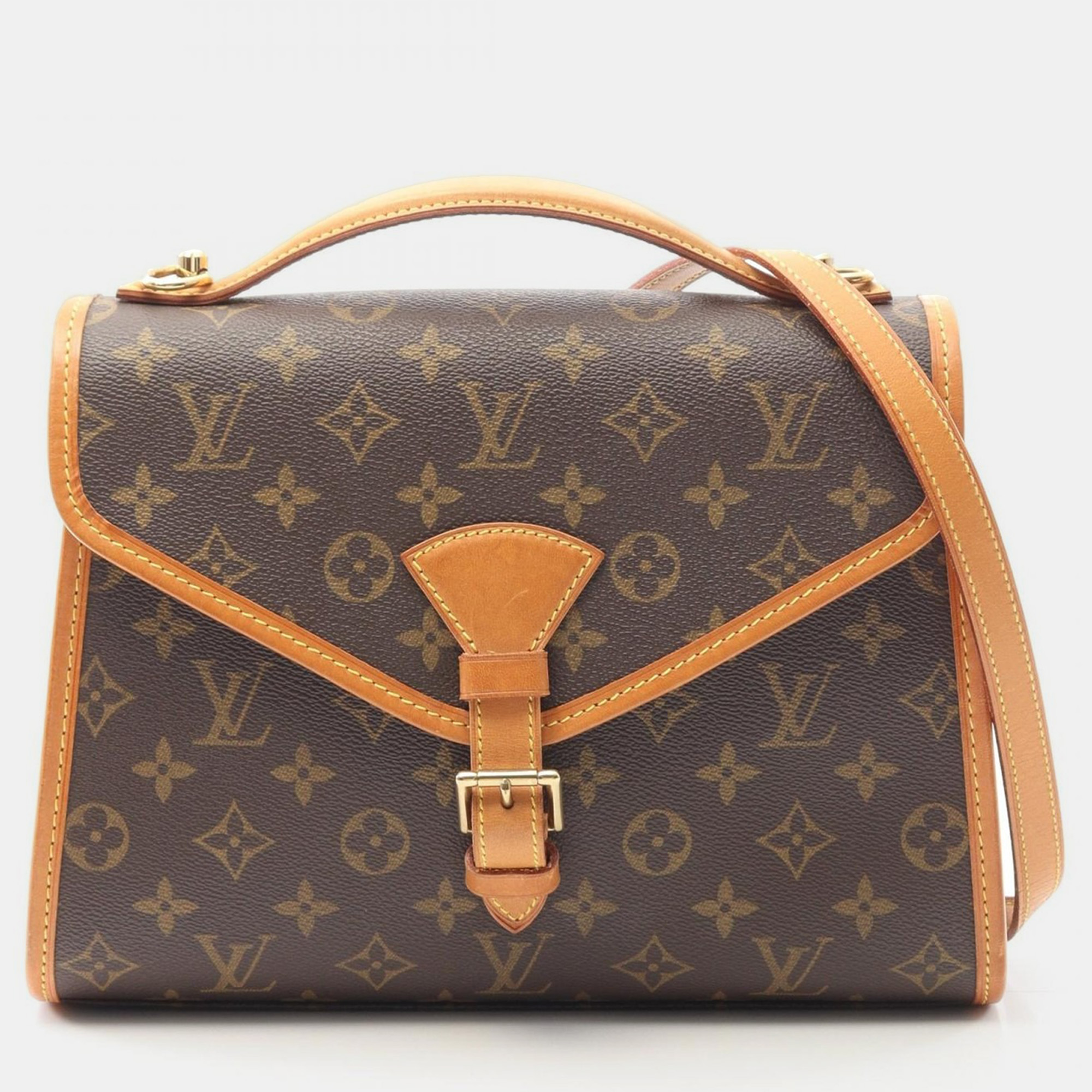 

Louis Vuitton Bel Air Shoulder Handbag Monogram Canvas Brown