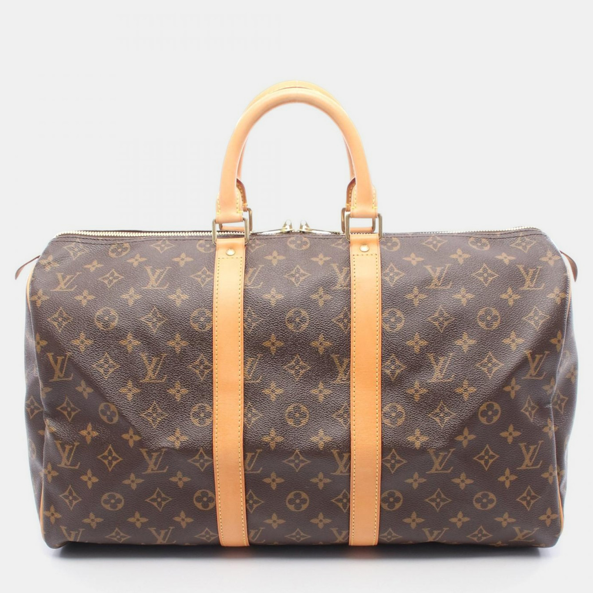 

Louis Vuitton Keepall 45 Traveling Handbag Monogram Canvas, Brown