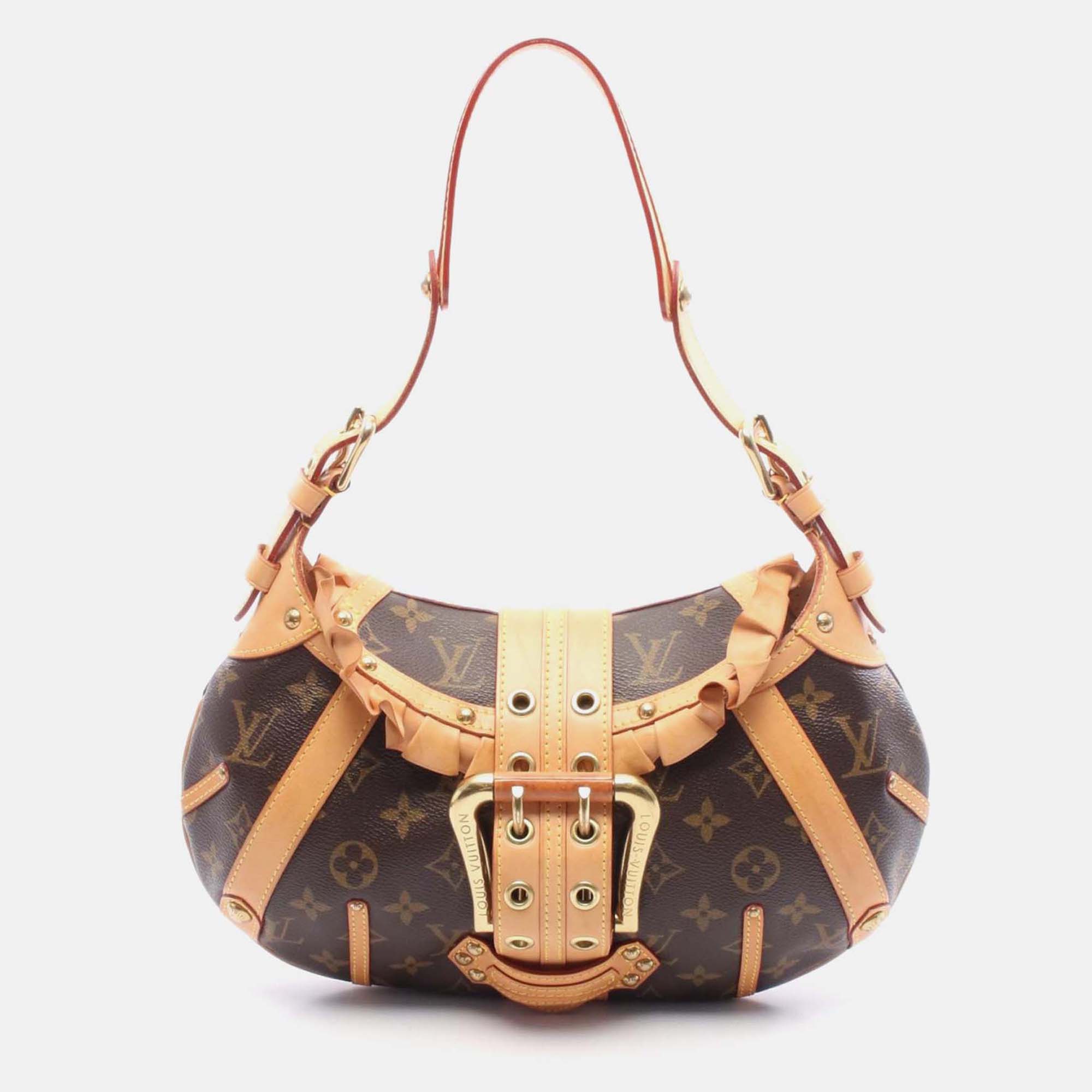 

Louis Vuitton Leonor Shoulder Bag Monogram Canvas Leather Brown