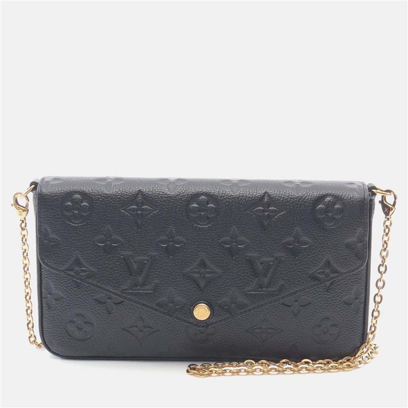 

Louis Vuitton Pochette Felice Shoulder Bag Monogram Empreinte Black