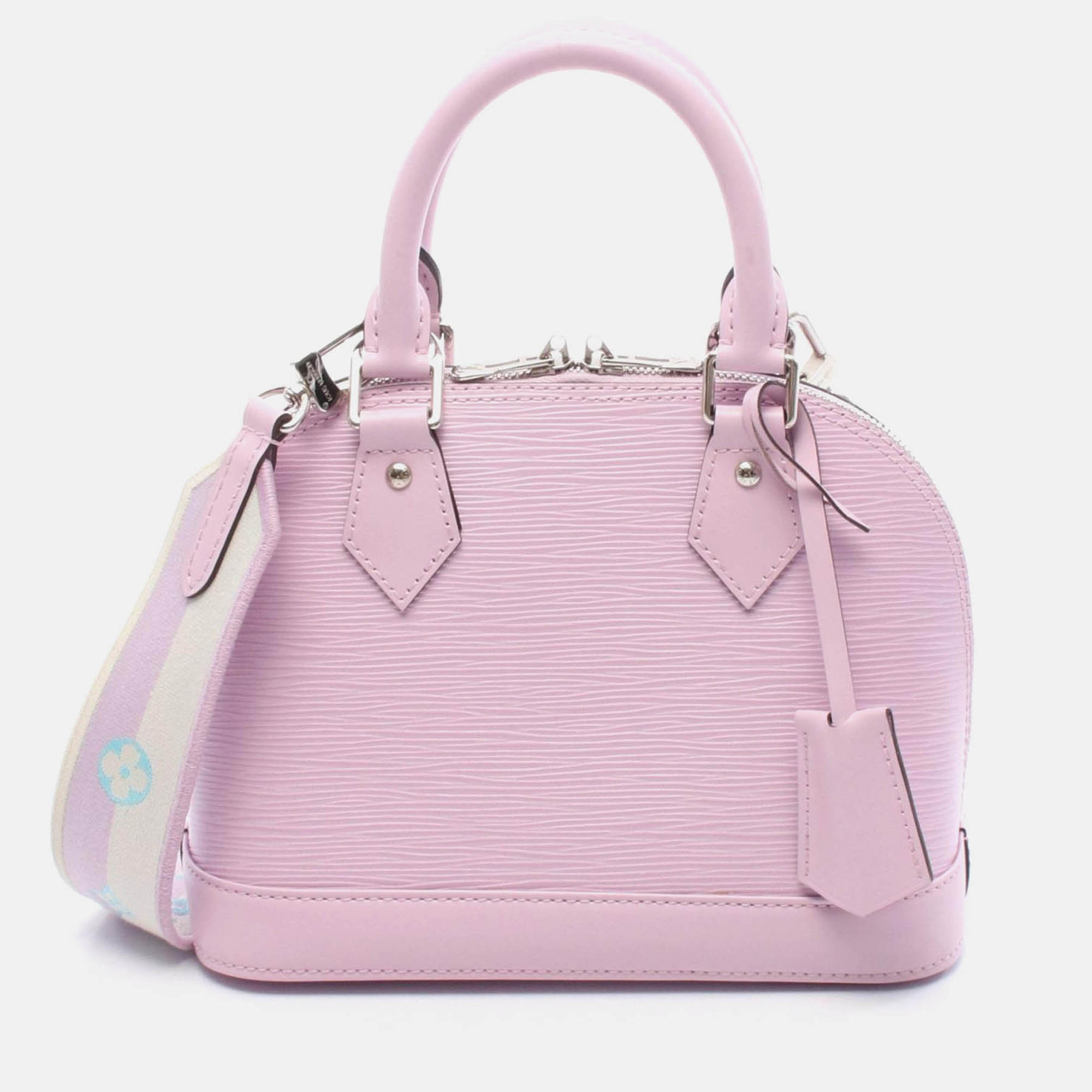 

Louis Vuitton Alma Bb Shoulder Handbag Epi Leather Pink