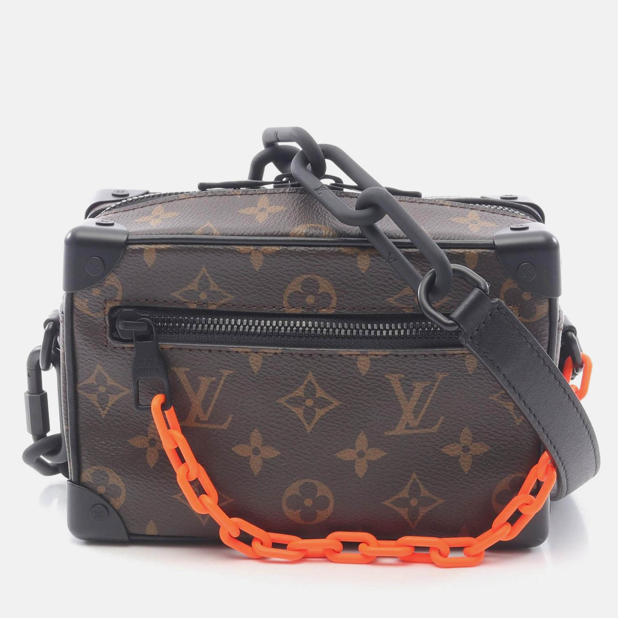 Pre-owned Louis Vuitton Mini Soft Trunk Shoulder Bag Monogram Solar Ray Black