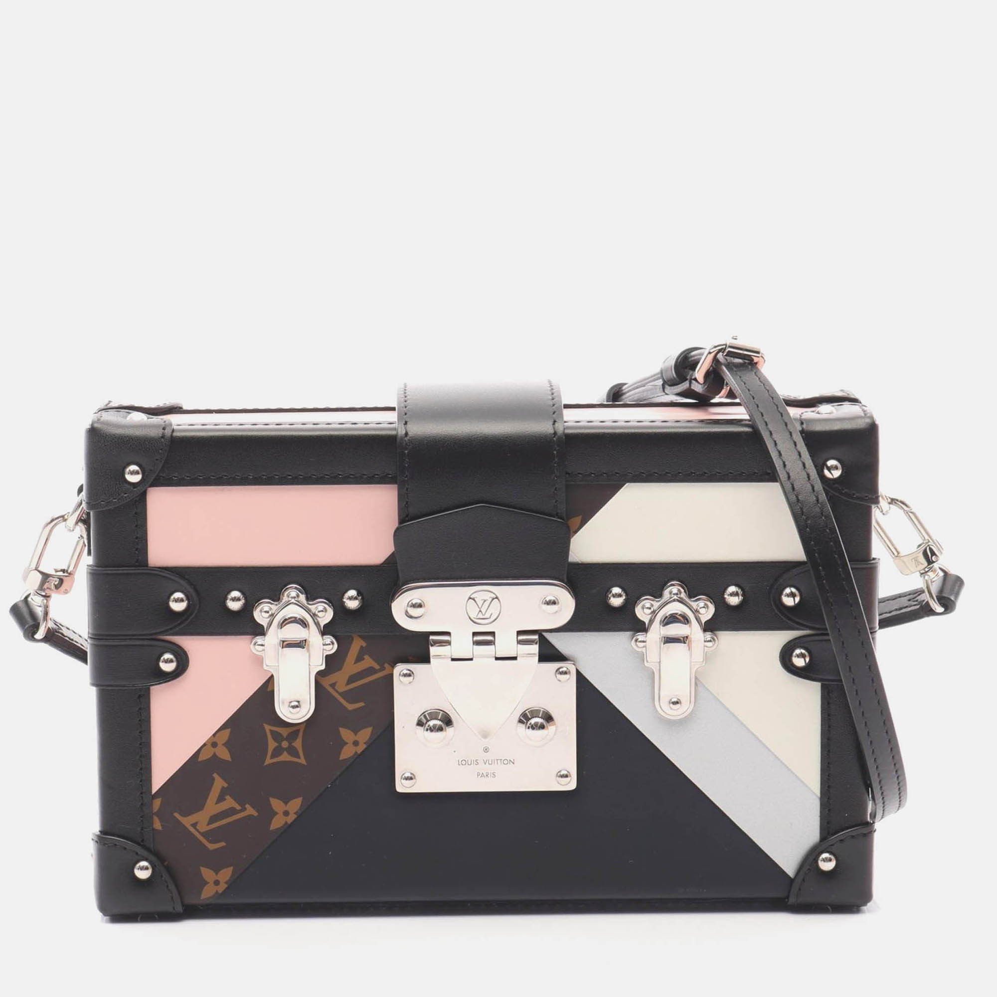 

Louis Vuitton Petit Mar Shoulder Bag Monogram Leather Pink Brown