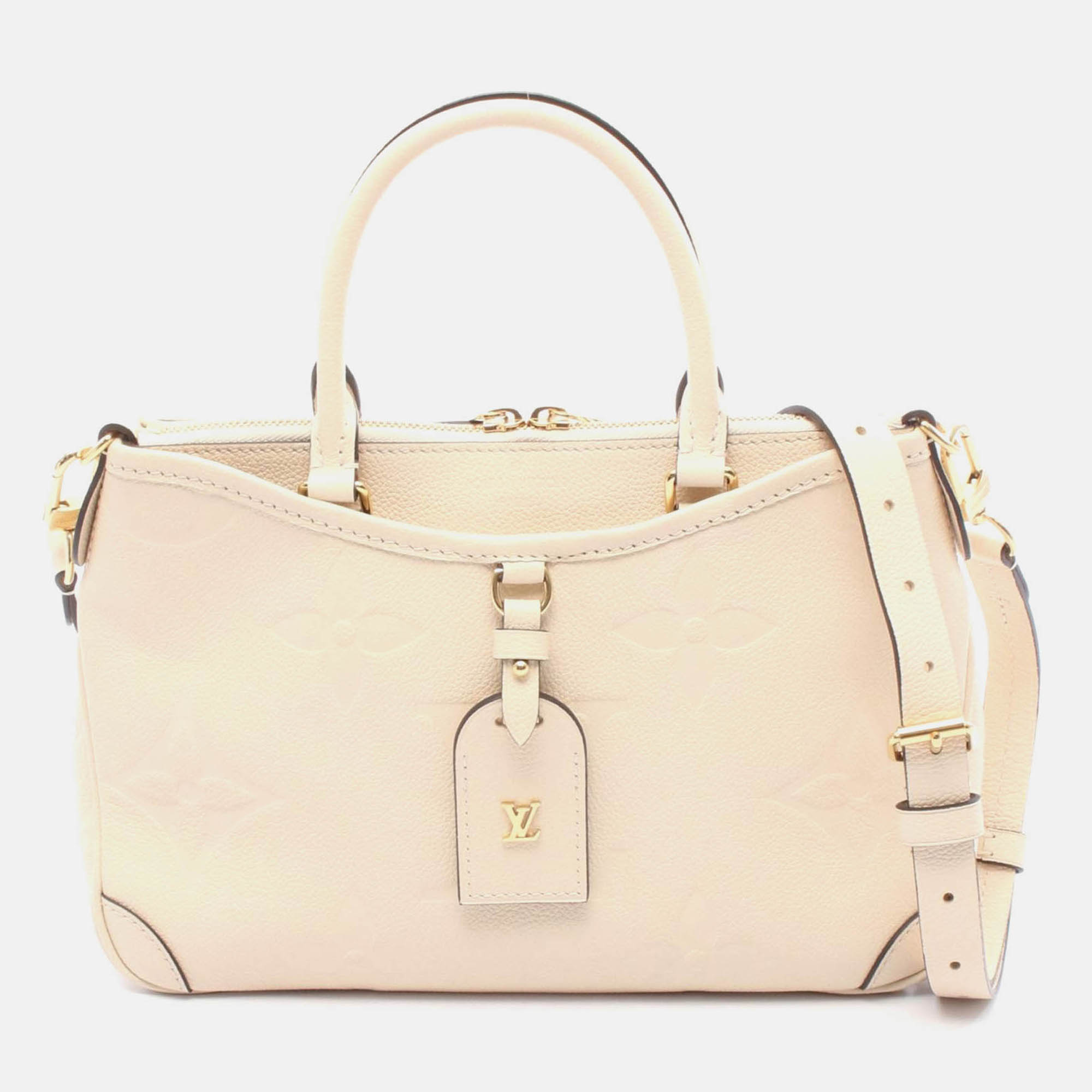 

Louis Vuitton Trianon Pm Shoulder Handbag Monogram Empreinte Beige