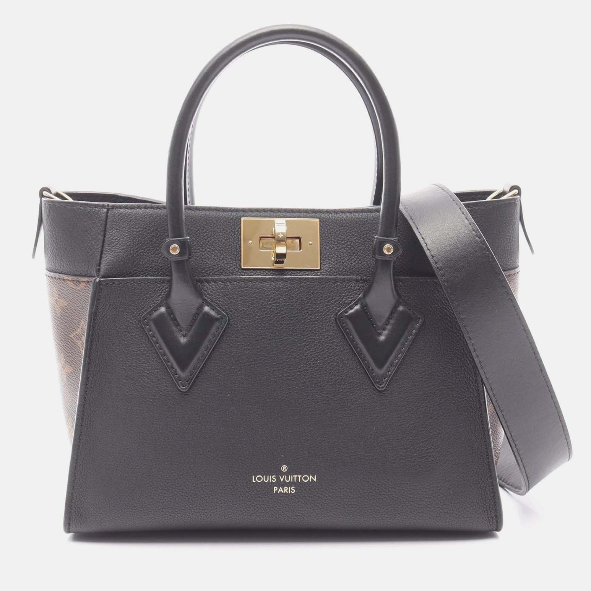 

Louis Vuitton Black Monogram On My Side PM