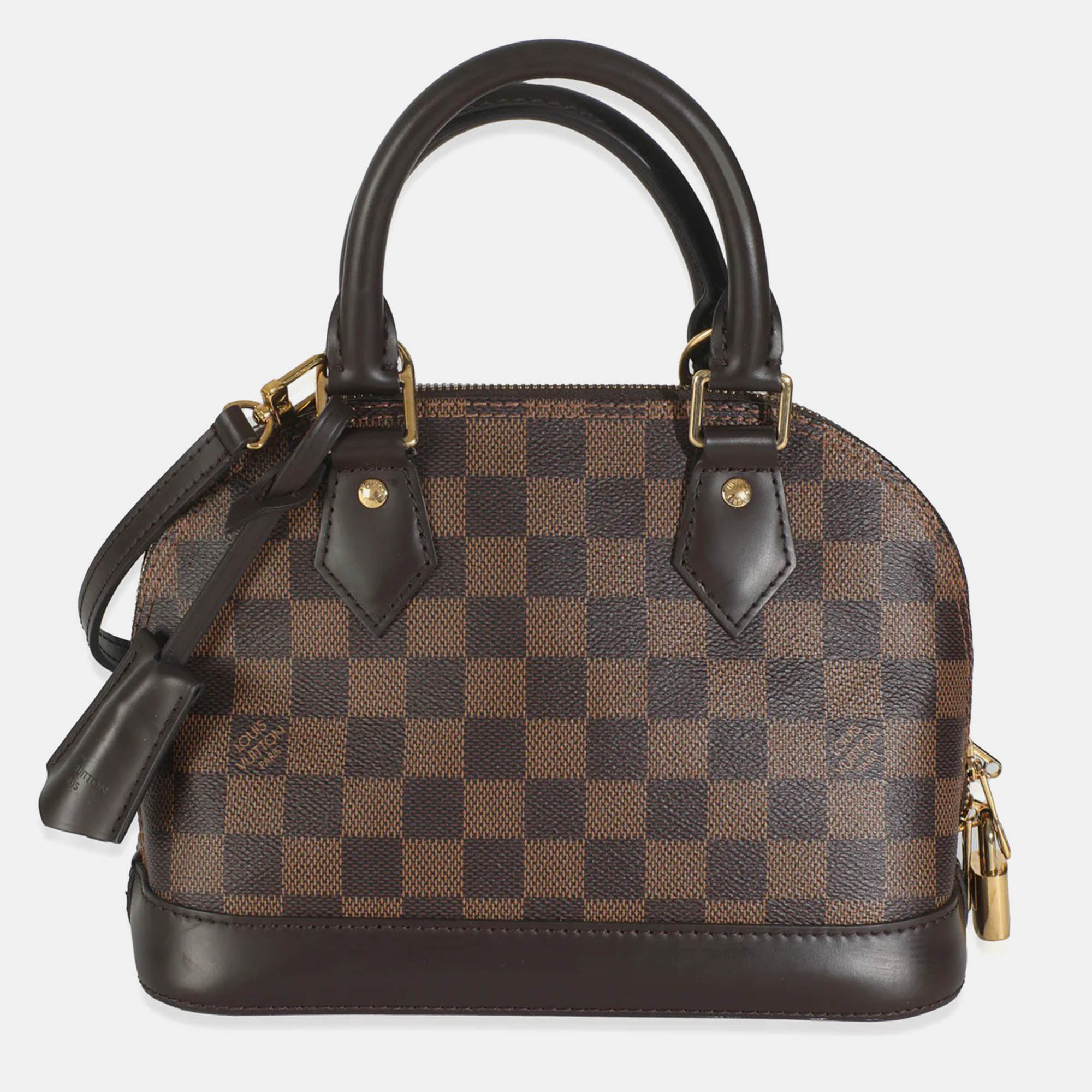 

Louis Vuitton Damier Ebene Canvas Alma BB, Brown