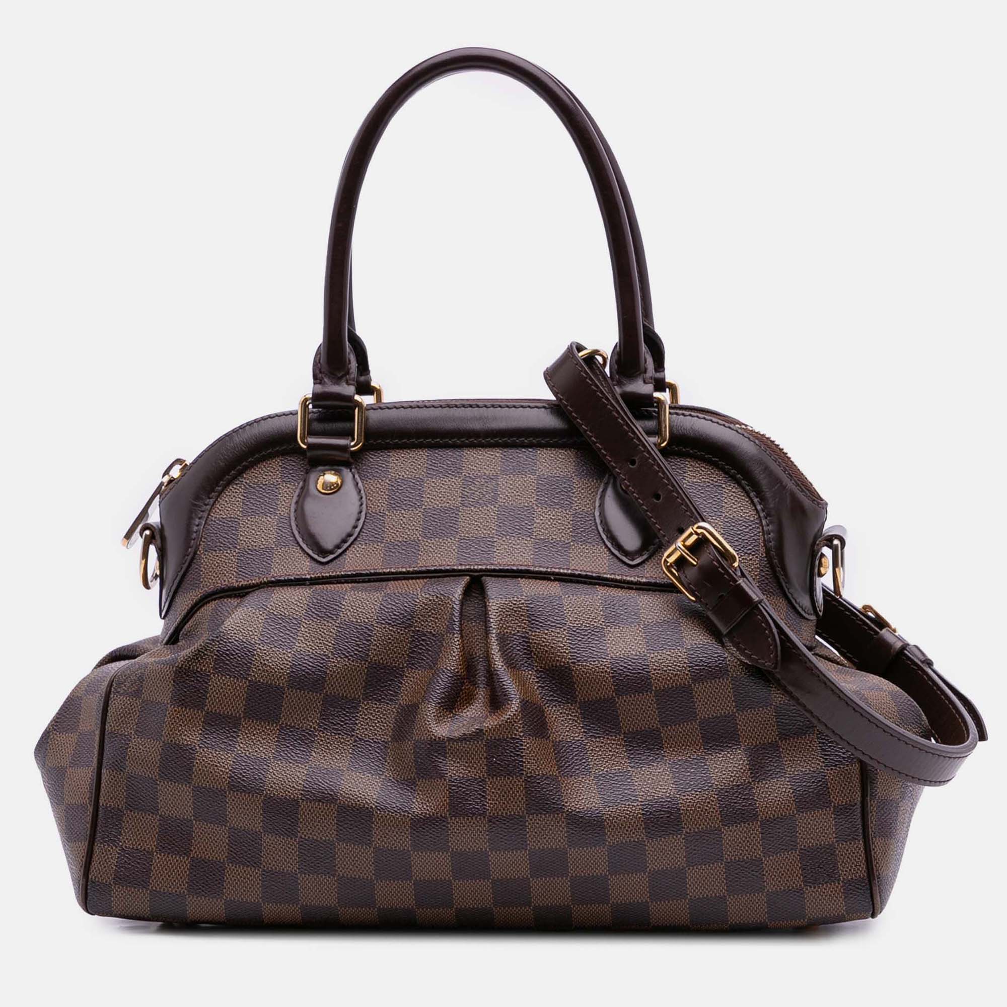 

Louis Vuitton Brown Damier Ebene Trevi PM