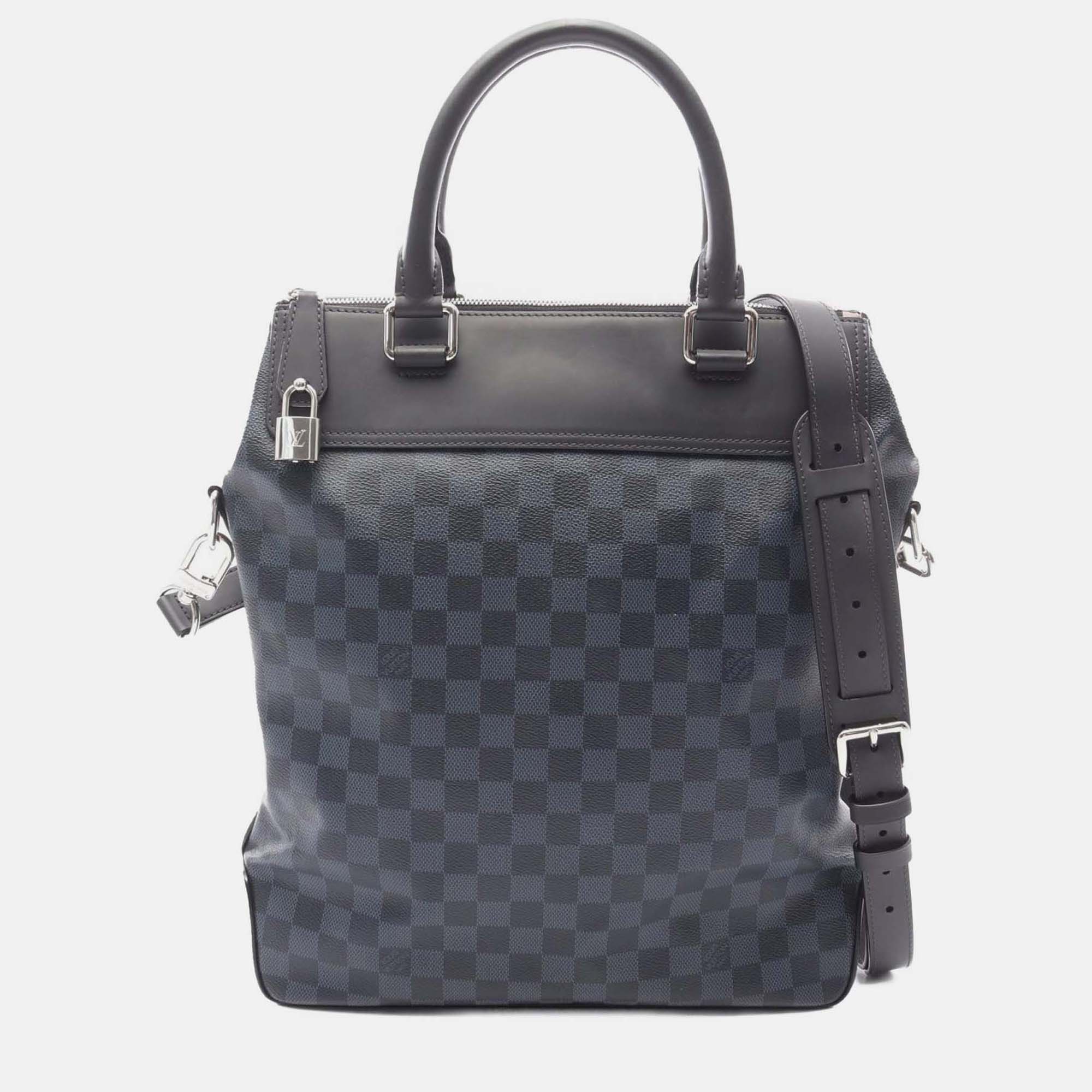 

Louis Vuitton Navy Blue Damier Cobalt Greenwich Tote