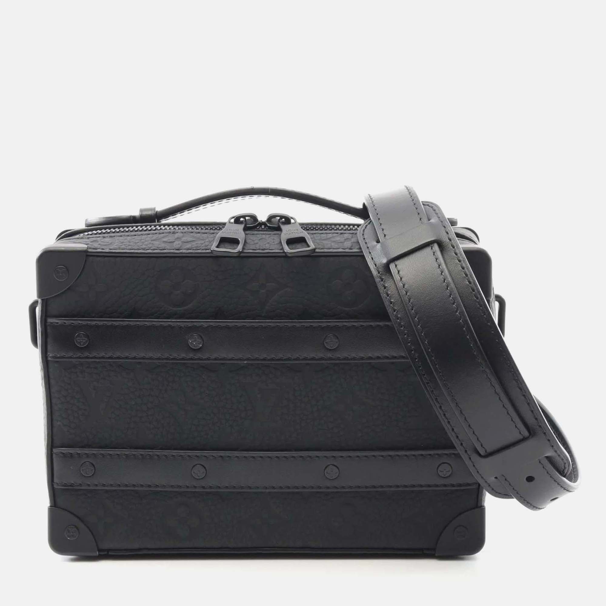

Louis Vuitton Soft Trunk Black Monogram Taurillon Leather Shoulder Bag
