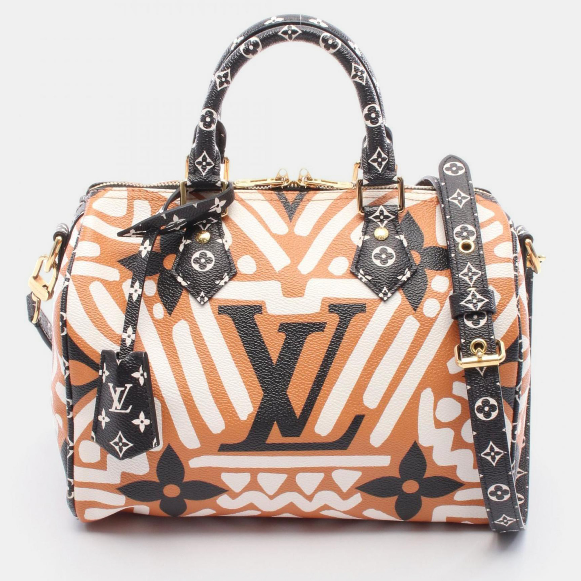 

Louis Vuitton Speedy Bandouliere 25 Coated Multicolor Canvas Crafty Monogram Handbag