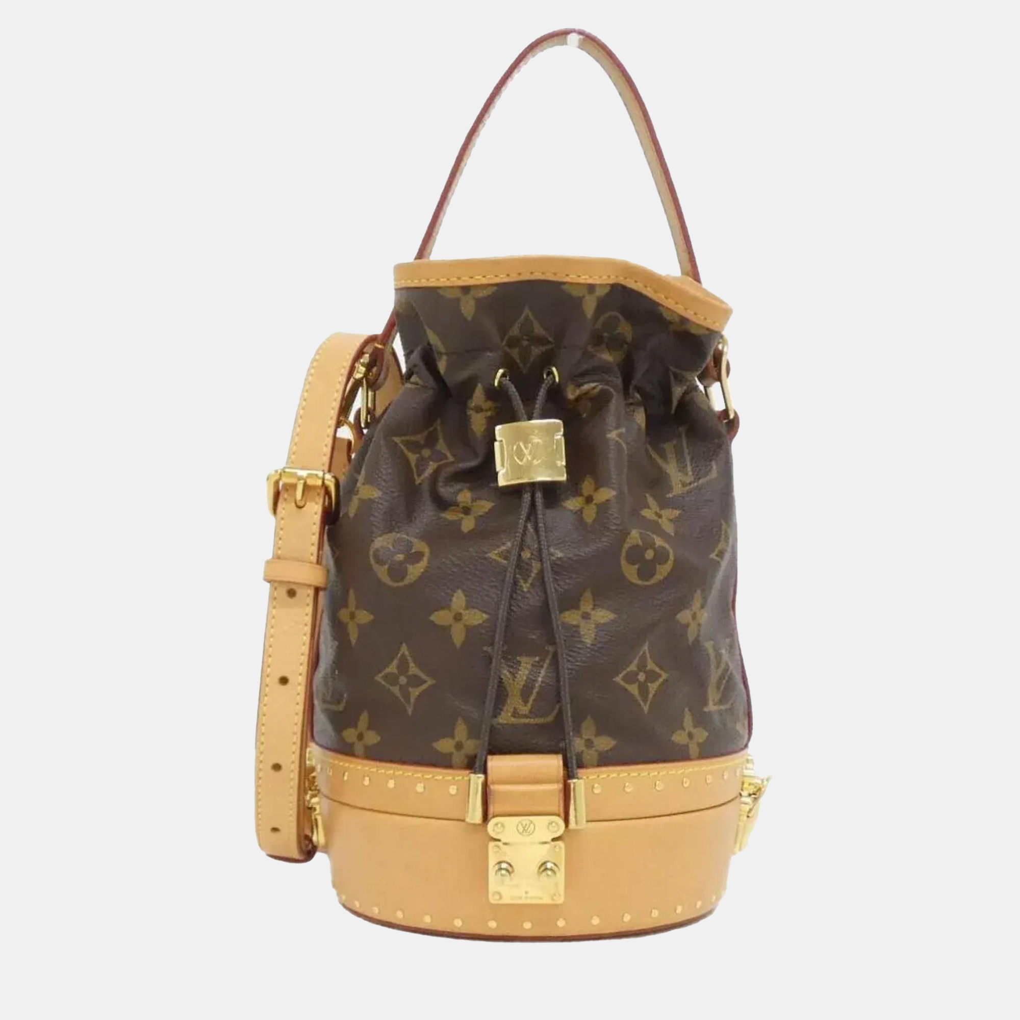 

Louis Vuitton Monogram Petite Noe Trunk Handbag, Brown