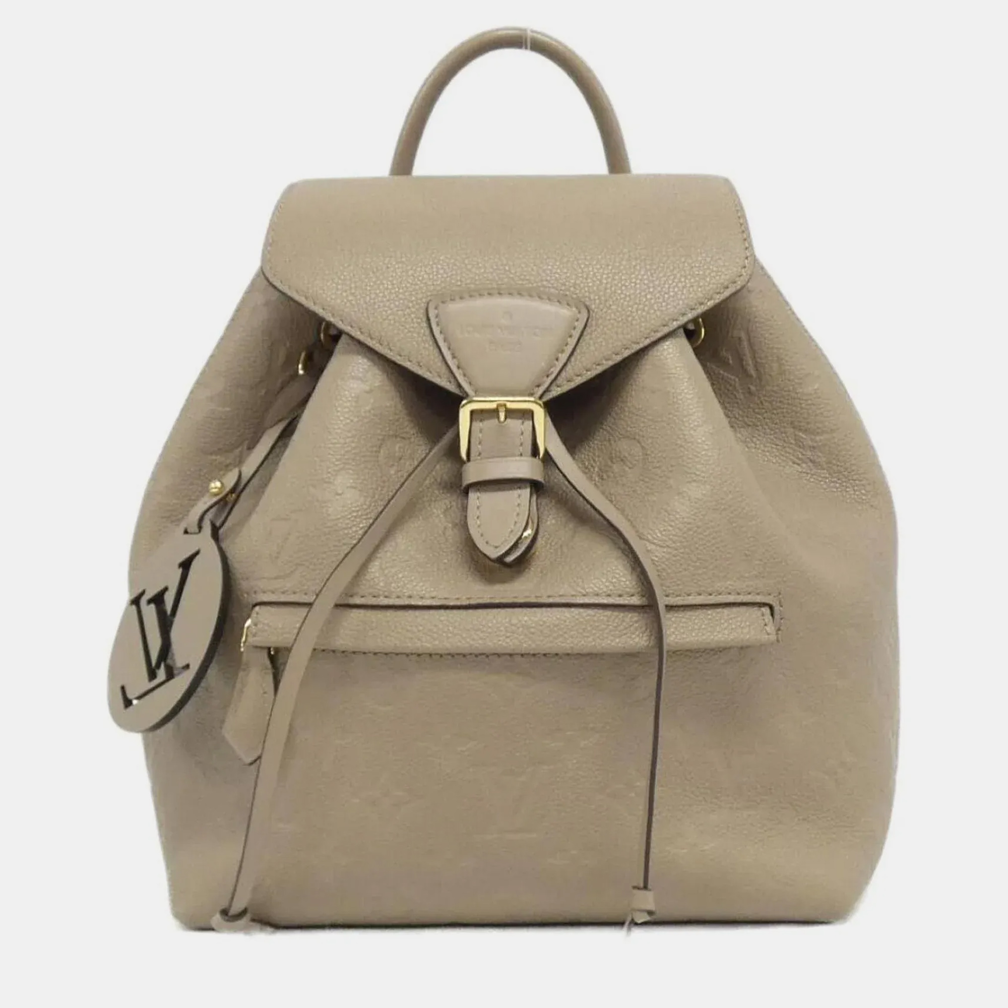 

Louis Vuitton Monogram Empreinte Montsouris Pm Backpack, Beige