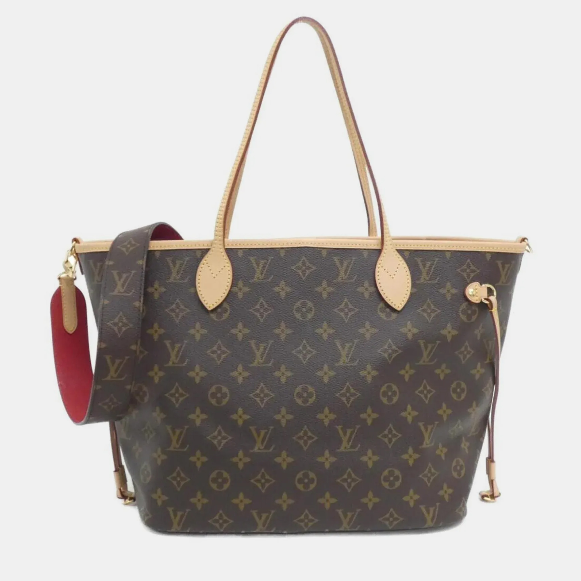

Louis Vuitton Monogram Neverfull Inside-Out Mm Handbag, Brown