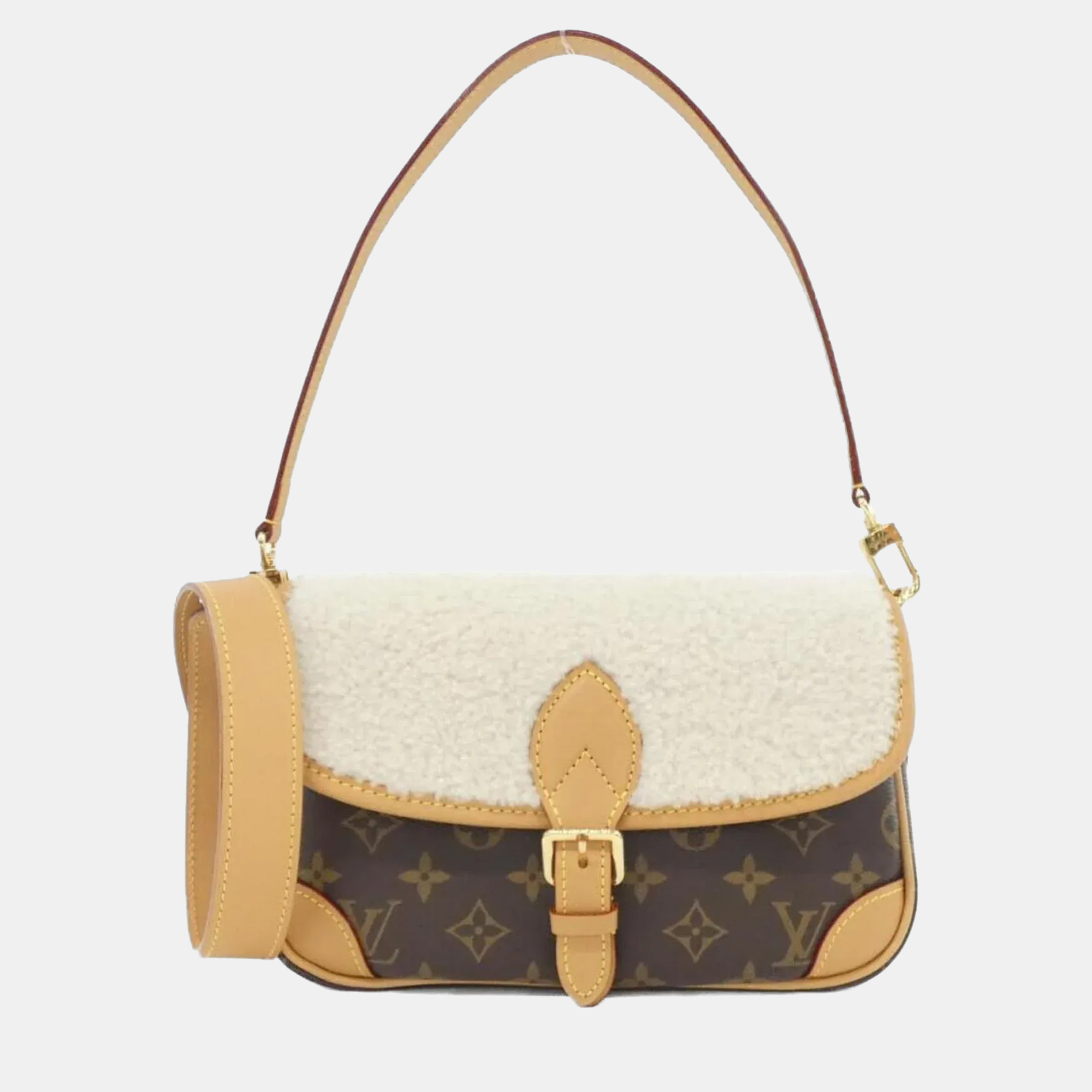 

Louis Vuitton Monogram (Cozygram) Diane Pm Shoulder Bag, Brown