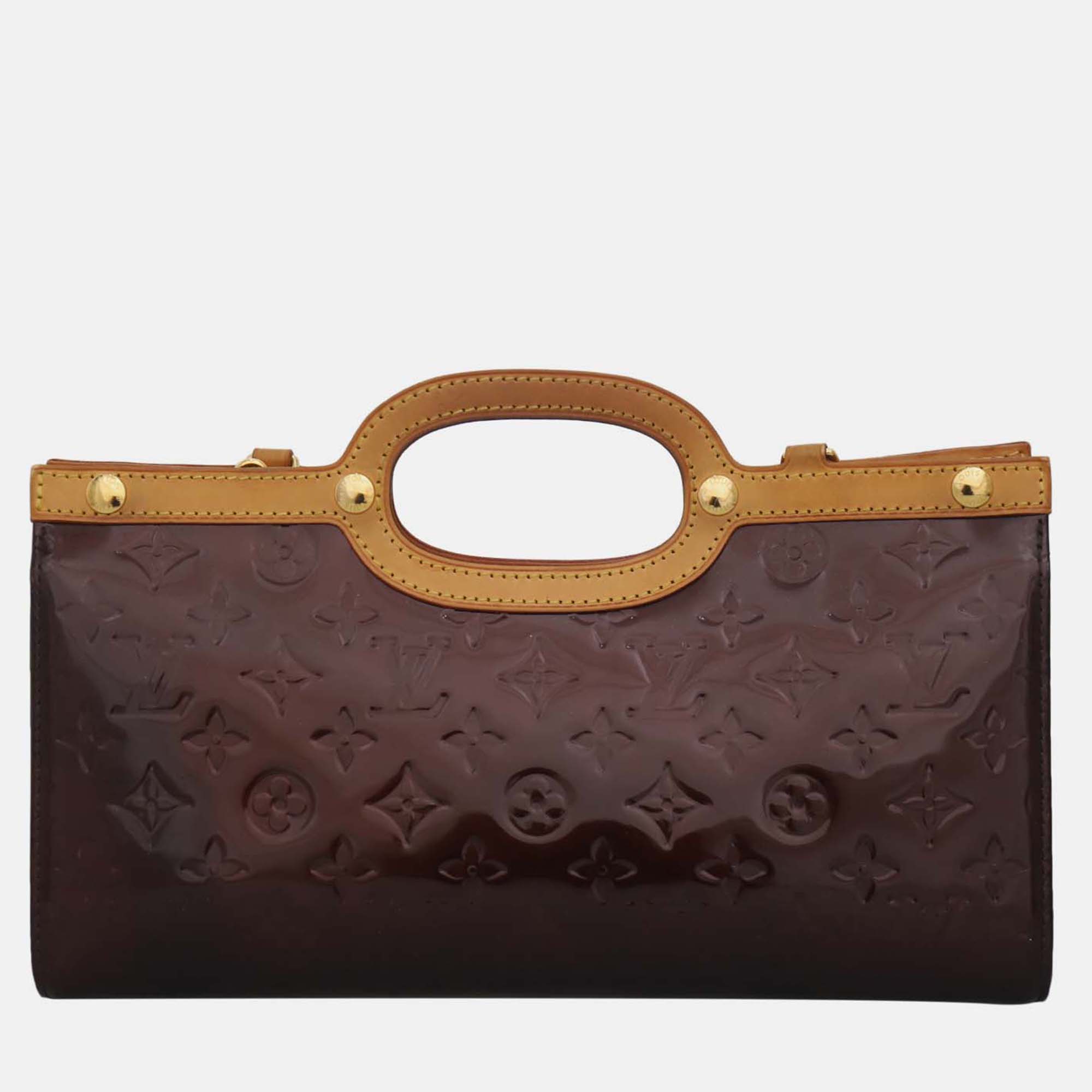 

Louis Vuitton Monogram Vernis Roxbury Drive Bag, Purple